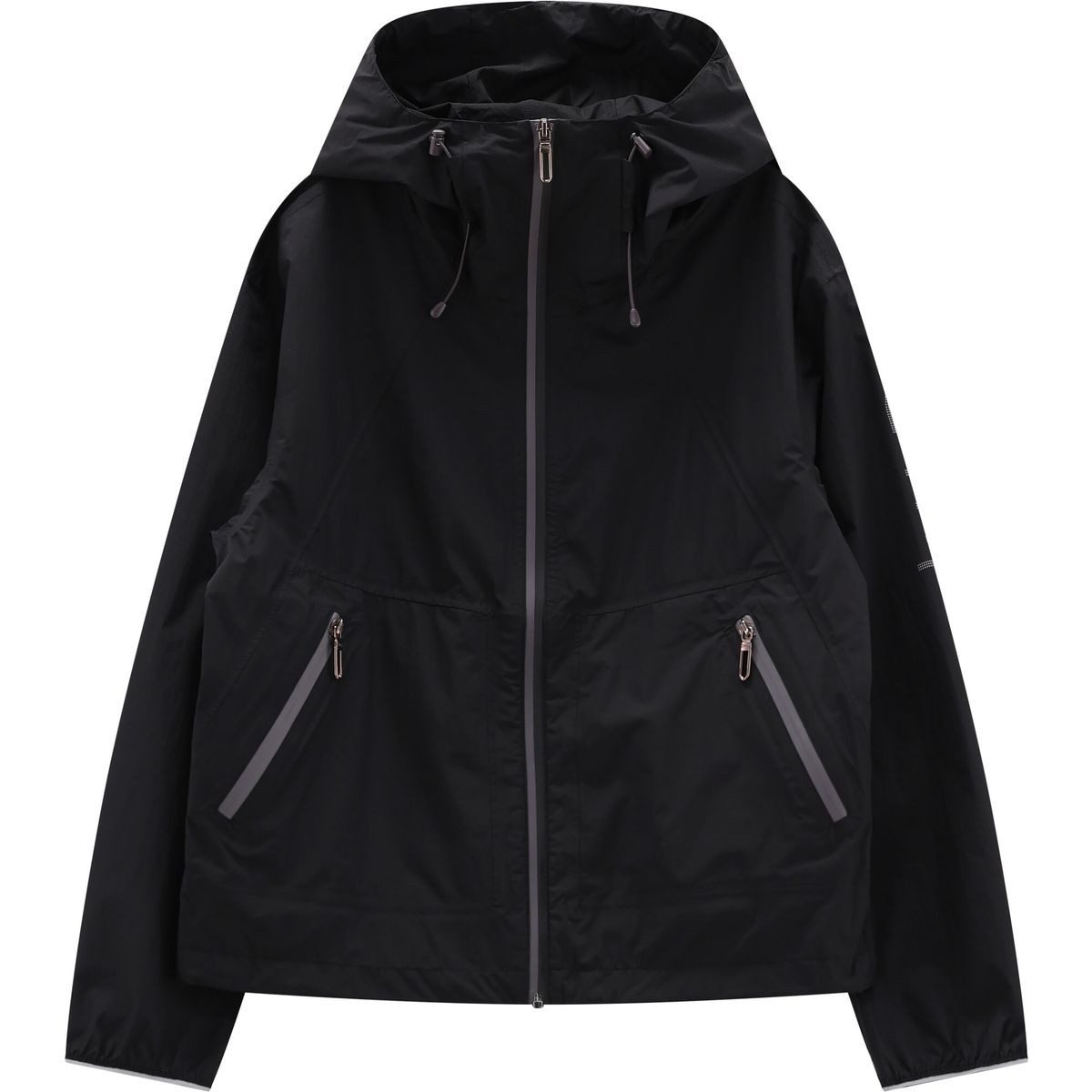 CMP Outdoorjacke Woman Jacket FIX Hood Wasserdichte Damenjacke mit verstellbarer Kapuze und reflektierendem