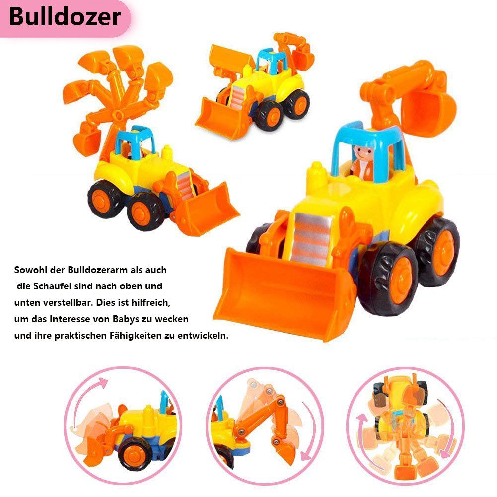 CLTYQ Spielzeug-Baumaschine Sandspielzeug Baustellenfahrzeuge ab 1 günstig online kaufen