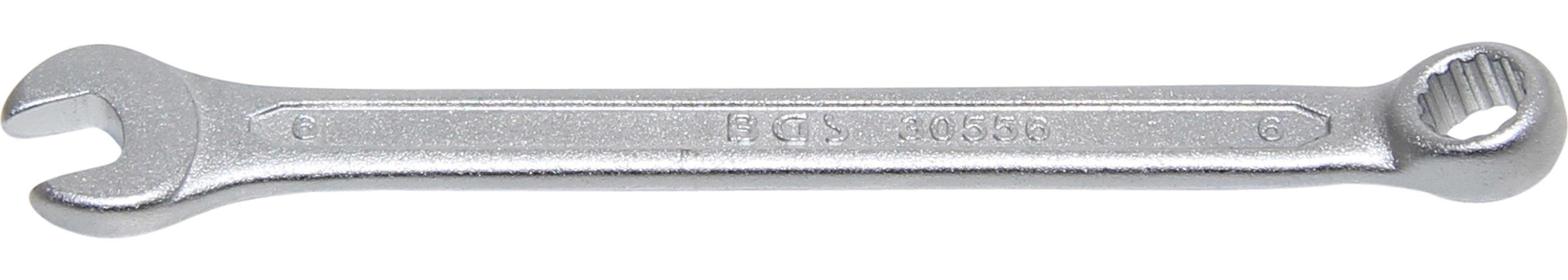 Maulschlüssel technic Maul-Ringschlüssel, SW 6 mm BGS