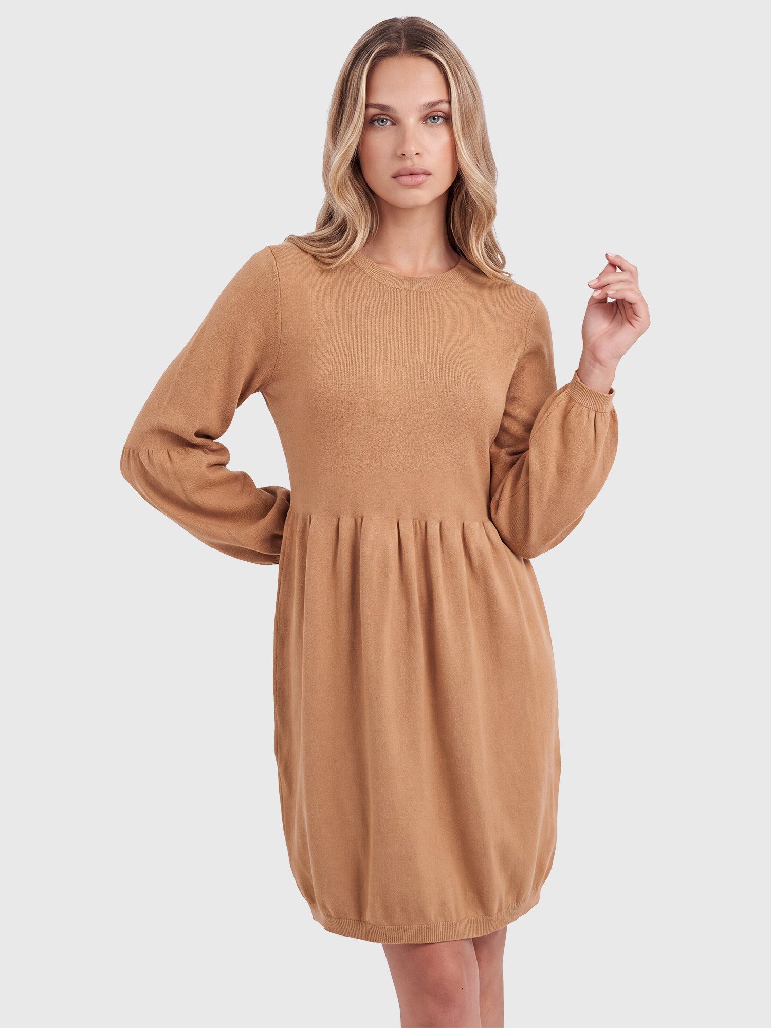 Apart Strickkleid mit Balloneffekt