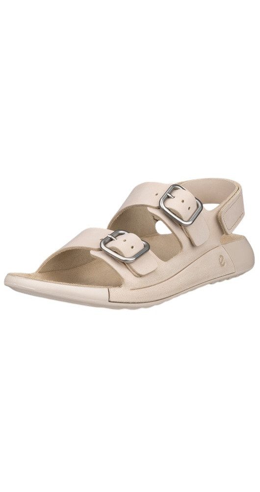 Ecco Cozmo 3 Strap (Premium-Leder) beige Damen Sandale
