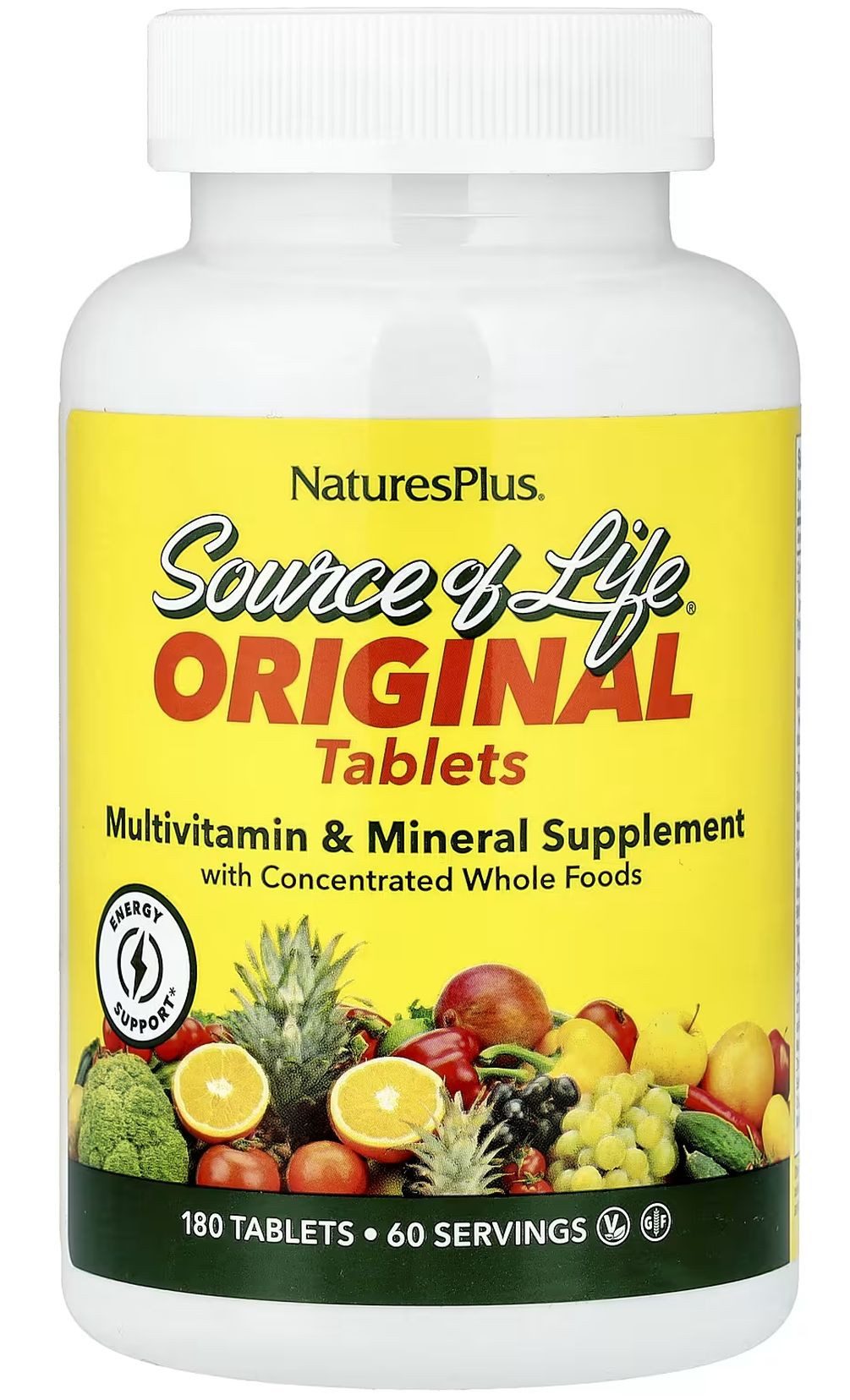 Natures Plus Natures Plus Source of Life Multi-Vitamin Mineral- 180 Tabletten Tabletten
