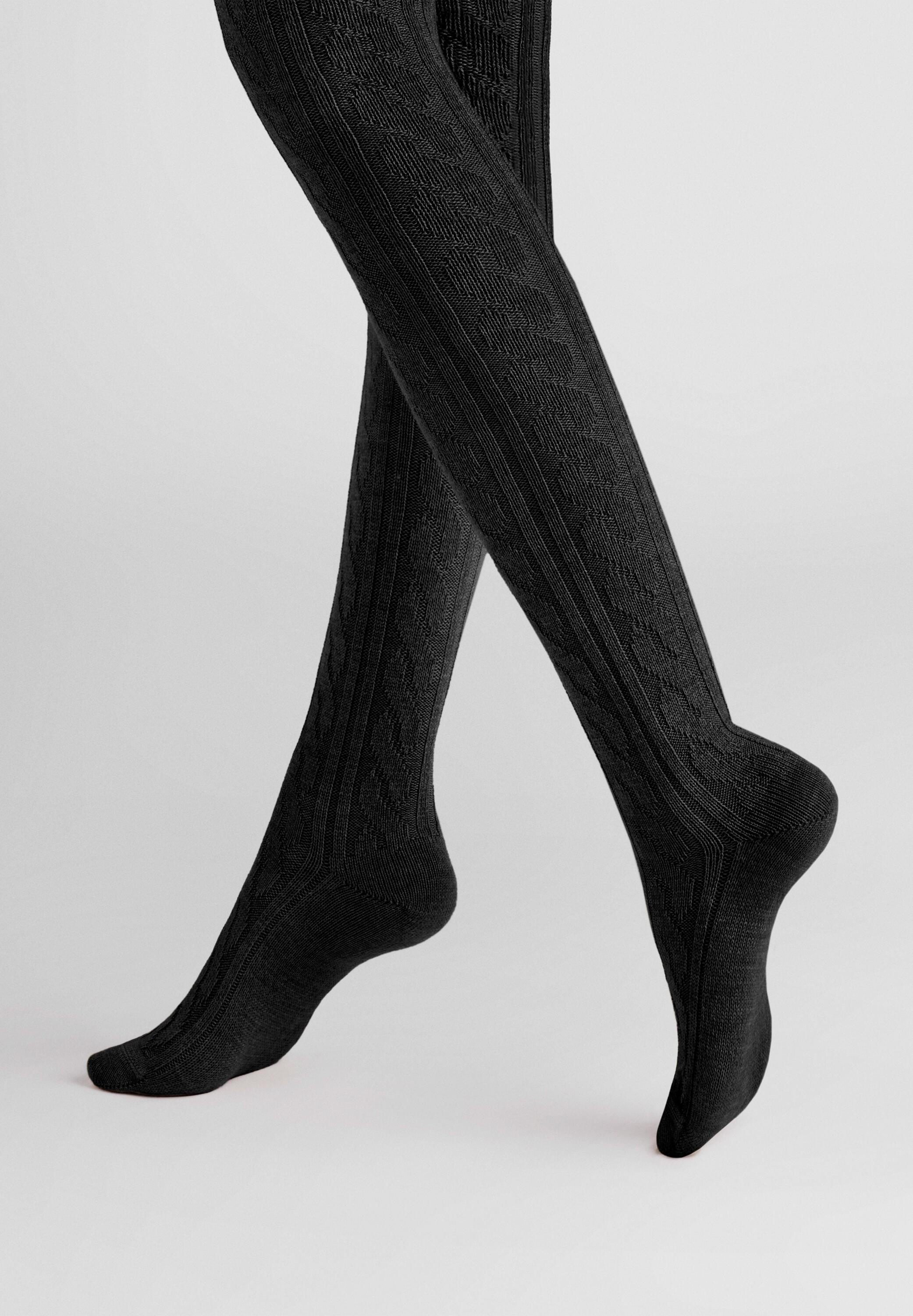 Hudson Strumpfhose Winter Plait 152 DEN (1 St) Strumpfhose mit Zopf-Muster – Bild 2 von 3