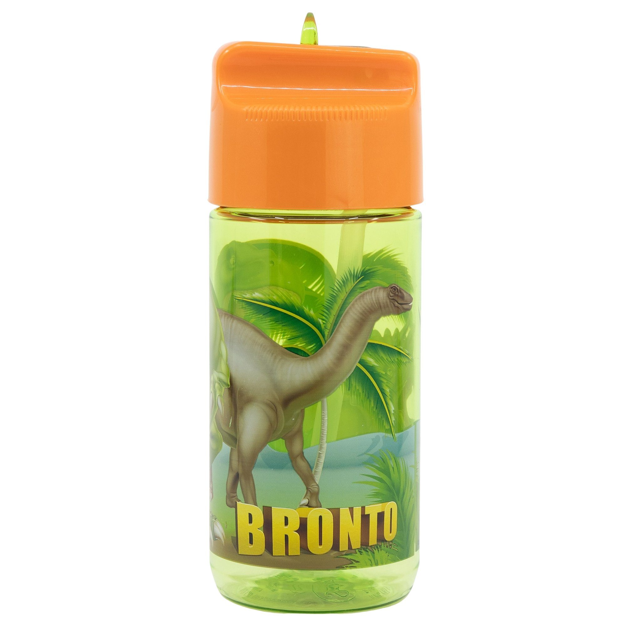 Stor Trinkflasche Dinosaurier T-Rex Bronto Jungen ml 430 Flasche Wasserflasche, Kinder