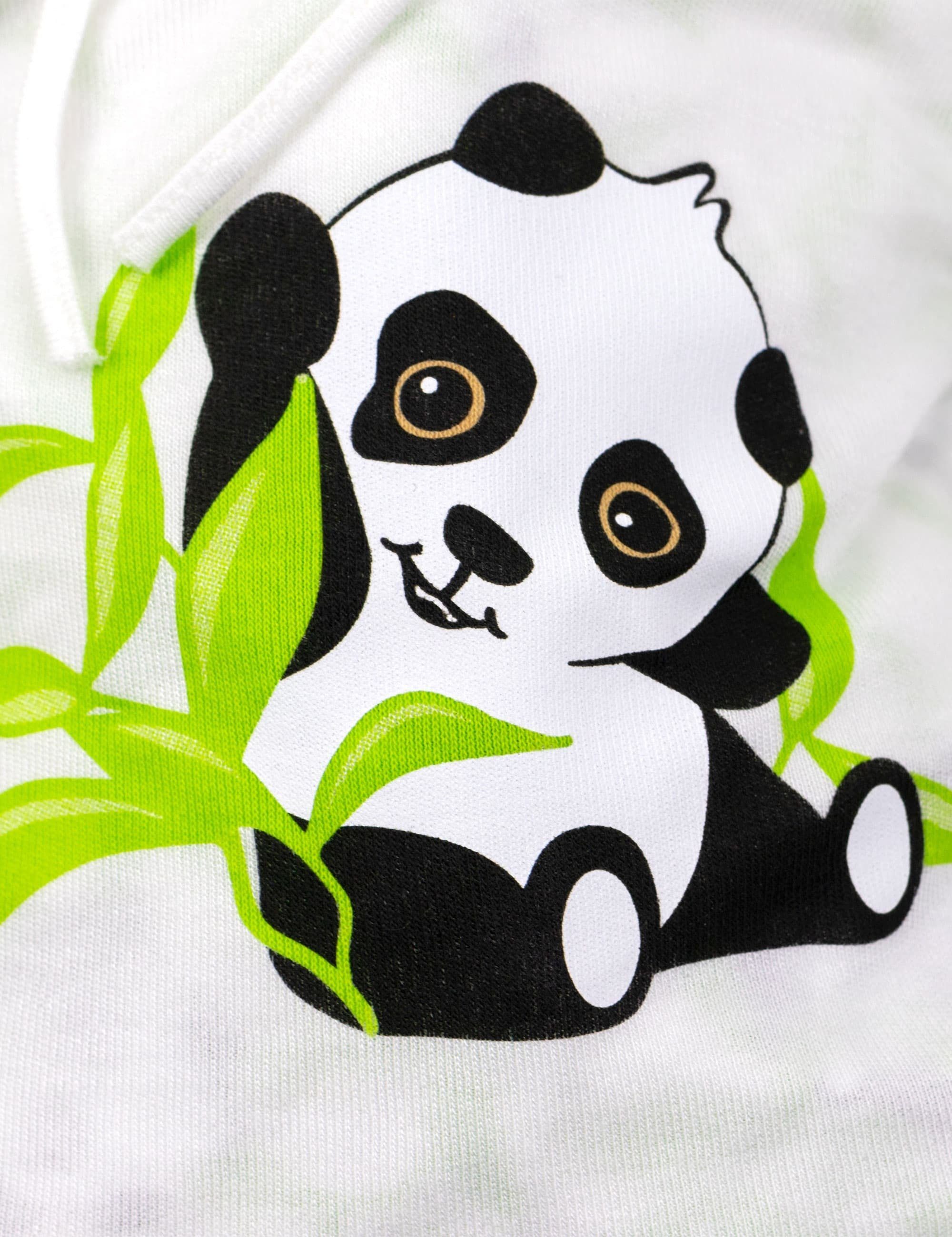 Baby Sweets Strampler Set Happy Shirt, (Set, 1-tlg., Panda Strampler) Mütze