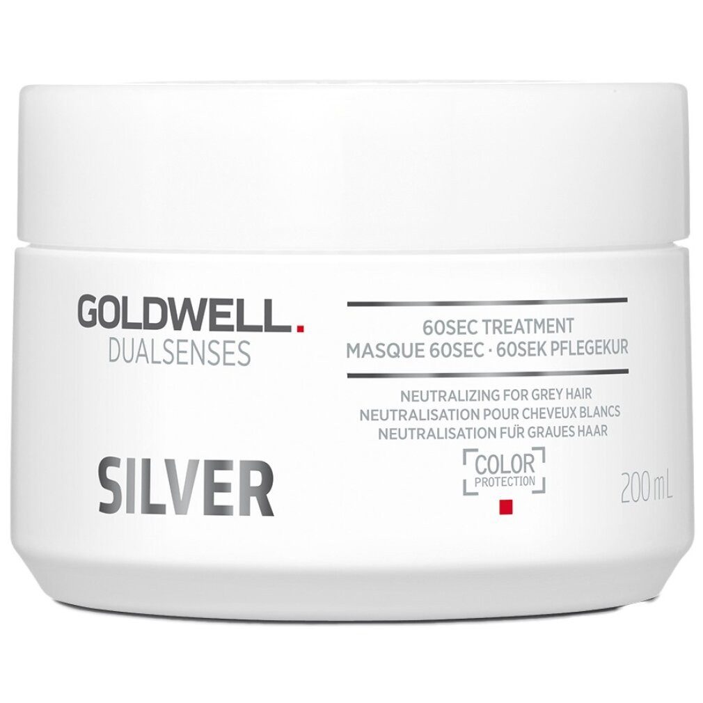 Goldwell Haarkur Mask for blonde and gray hair Silver (60sec Treatment) - Volume: 200ml