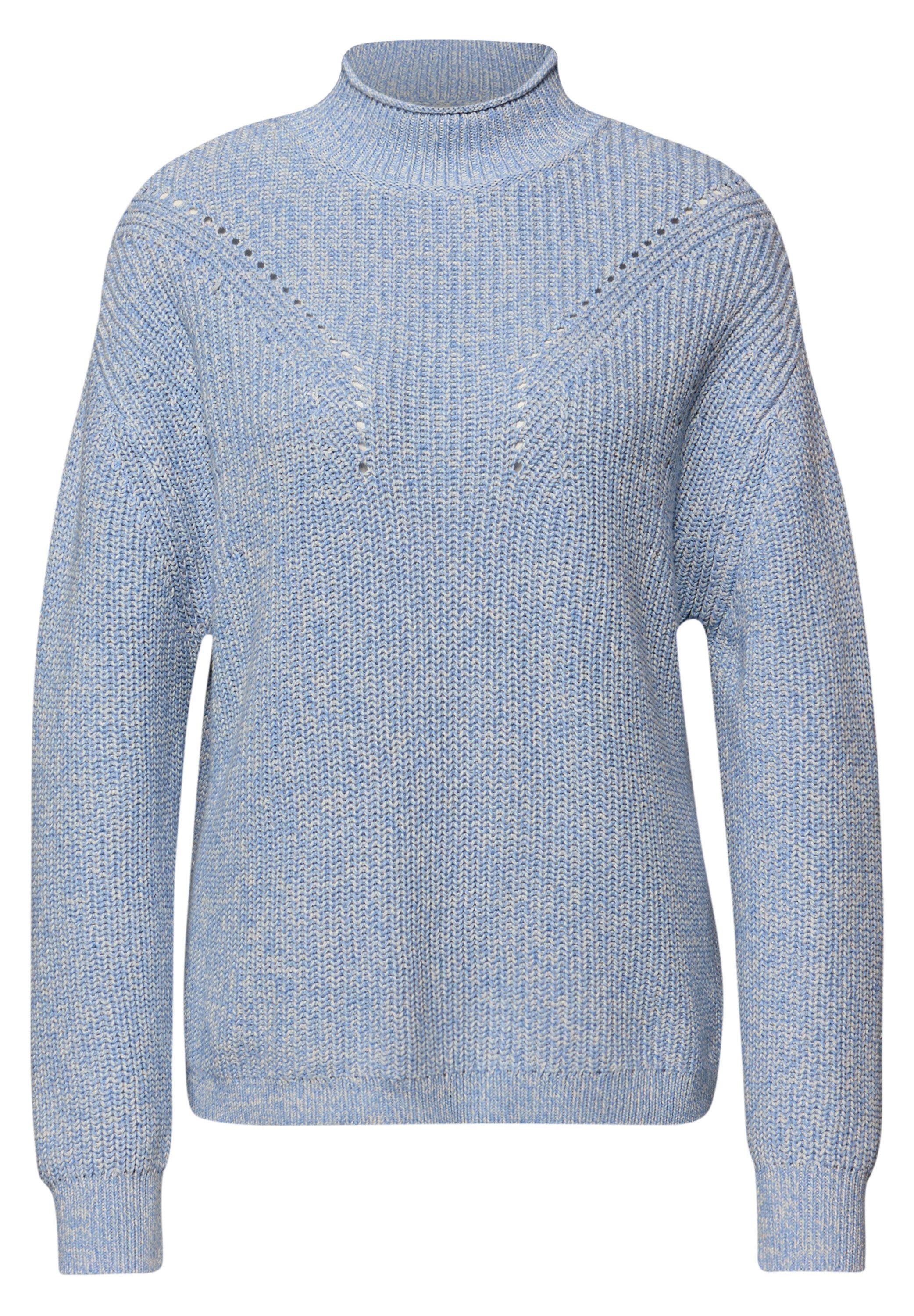STREET ONE Strickpullover Turtleneck- Kragen mit Rollkante
