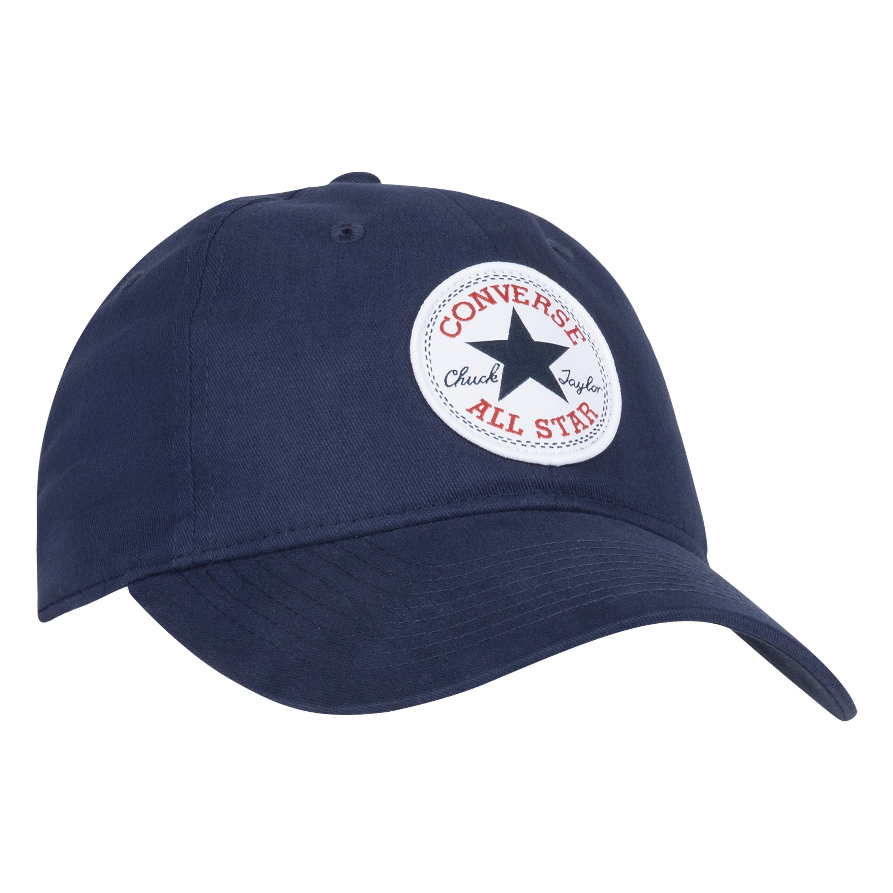Converse Baseball Cap CAN CHUCK PATCH CURVE BRIM HAT für kids 8-15 Jahre mit Klettverschluss, im Basic-Stil