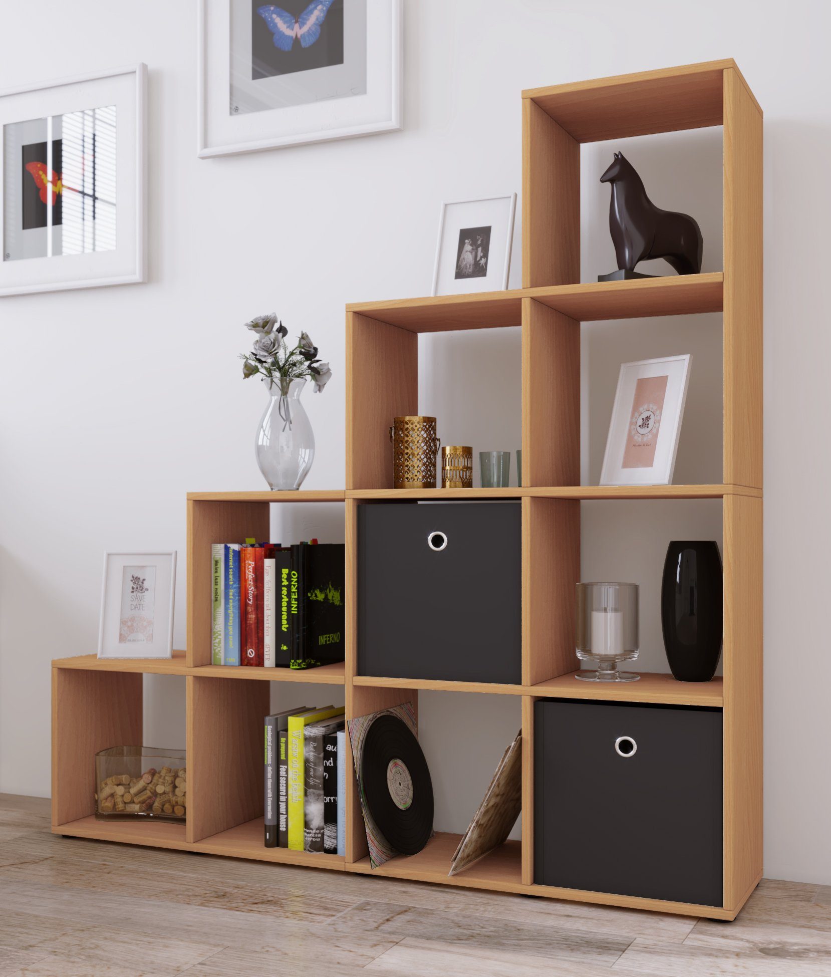 VCM Standregal Holz Stand Treppenregal Regal günstig online kaufen