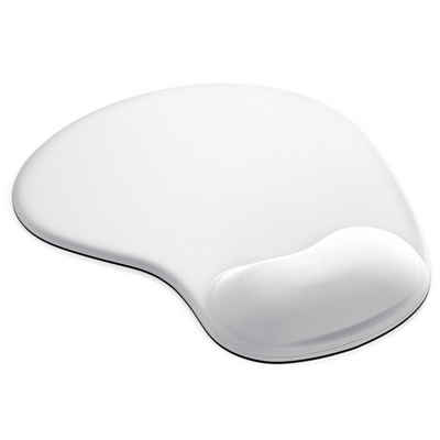 CSL Mauspad, mit Gelkissen & Handgelenkauflage, Komfort Office Mousepad