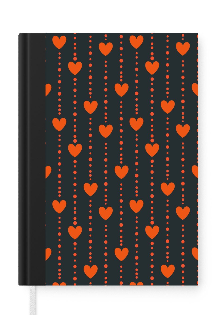 MuchoWow Notizbuch Valentinstag Geschenk für Sie - Liebe - Valentinstag, Journal, Merkzettel, Tagebuch, Notizheft, A5, 98 Seiten, Haushaltsbuch