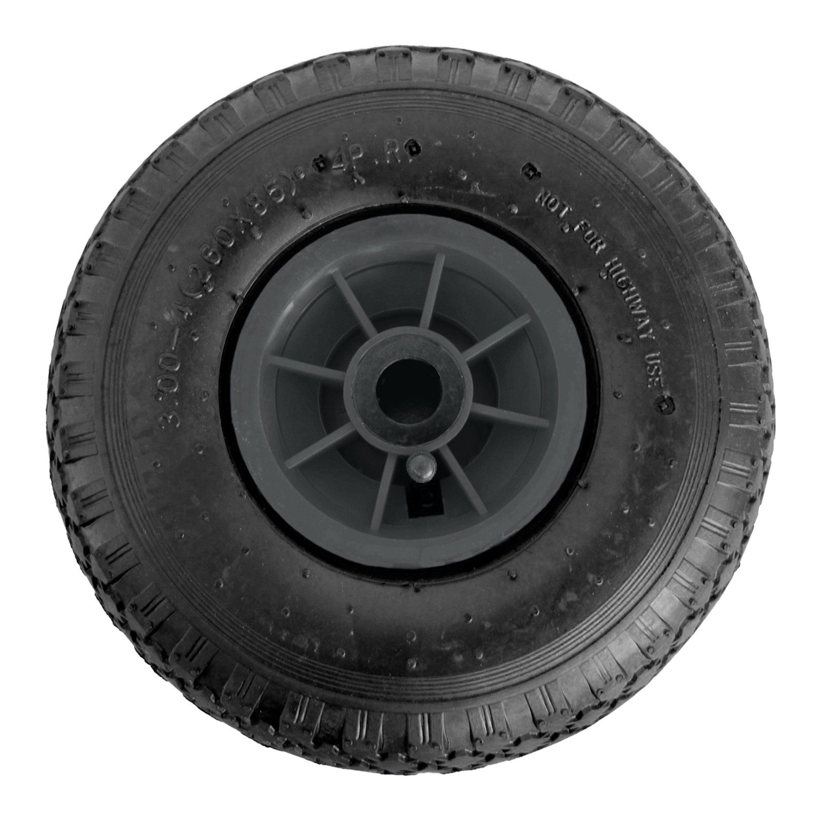 Sackkarren-Rad Sackkarrenrad 260x85 mm 3.00-4 Nabenlänge 75 mm Luftbereifung Ersatzra