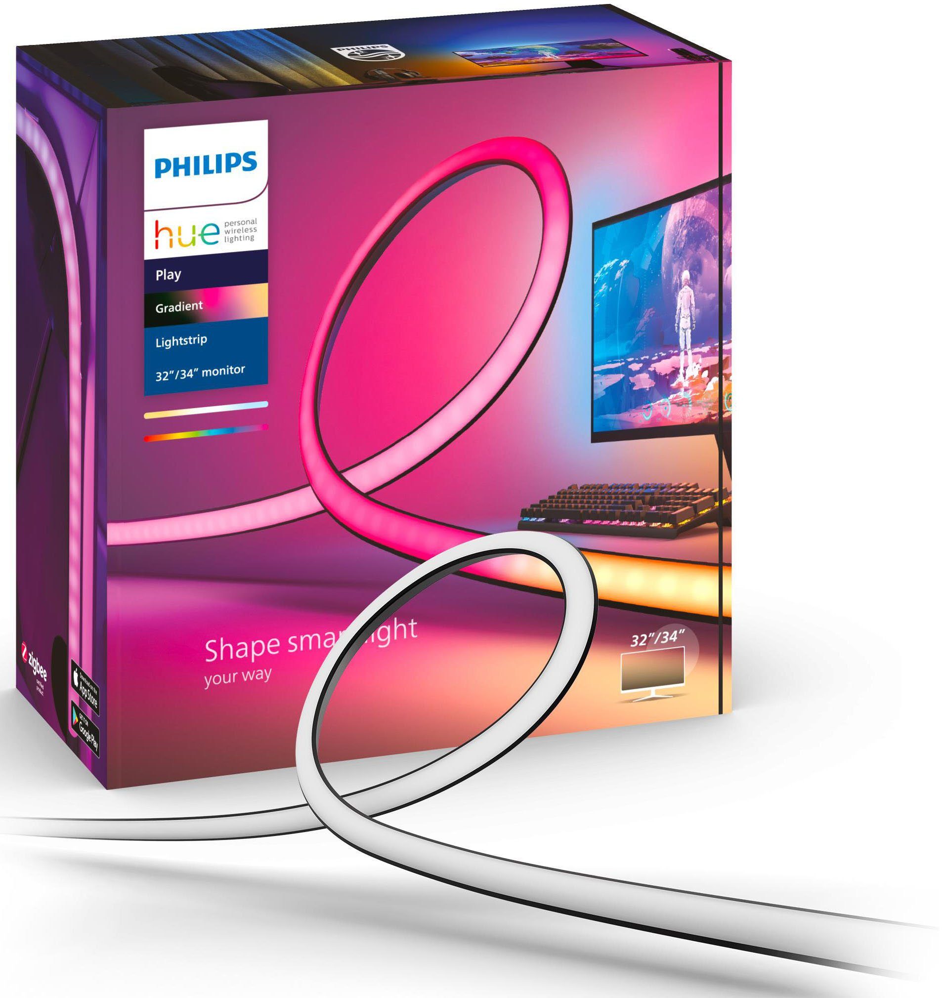Philips Hue LED Stripe Play Gradient PC Lightstrip 32/34”