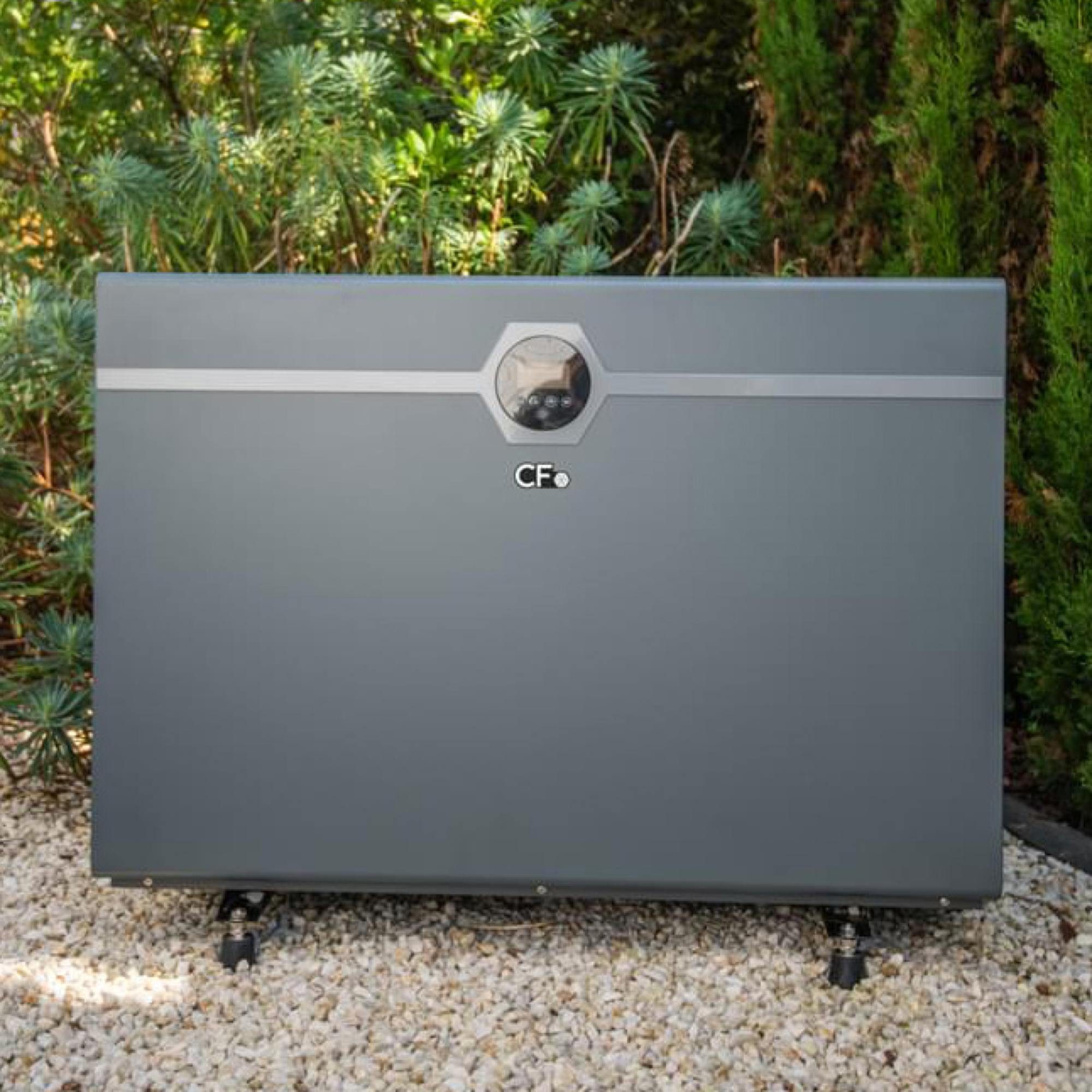 Aqualux Pool-Wärmepumpe Pool Wärmepumpe Vitalia Silent Flow 9kW (1 tlg), Abtaufunktion