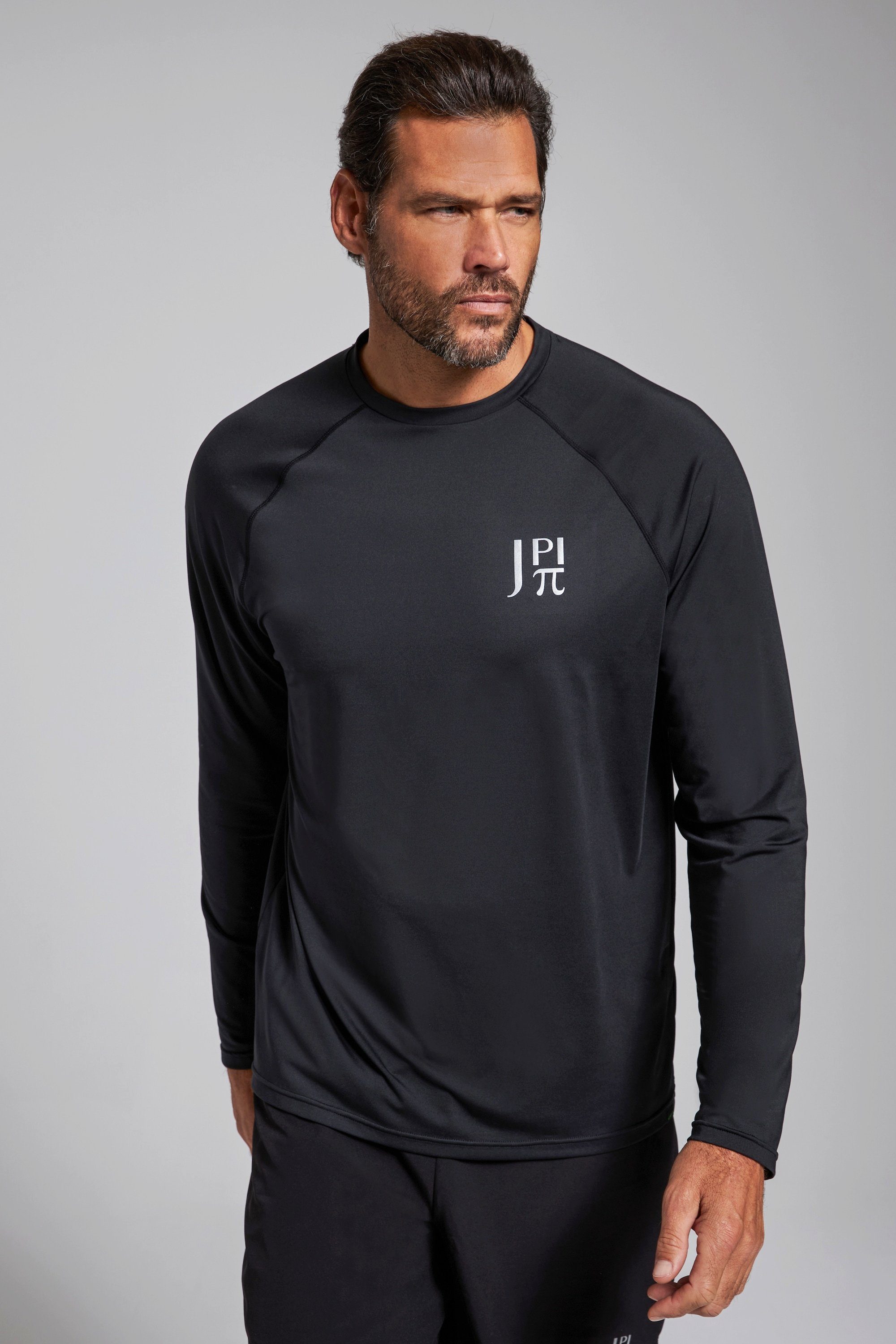 Funktions-Shirt schwarz JP1880 FLEXNAMIC® T-Shirt QuickDry Langarm