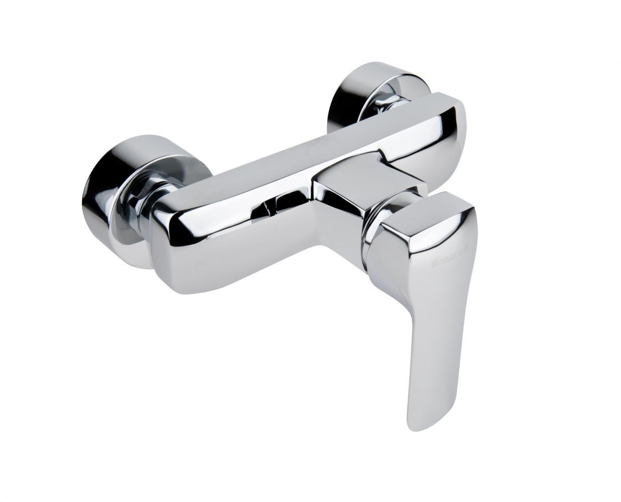 KFA Duscharmatur Aquamarin Brausebatterie Einhebelmischer Aufputz Duschbrause, Chrom