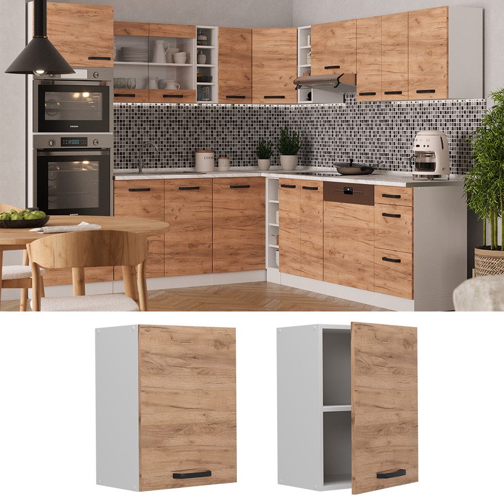 Vicco Hängeschrank R-Line, Goldkraft Eiche/Weiß, 45 günstig online kaufen