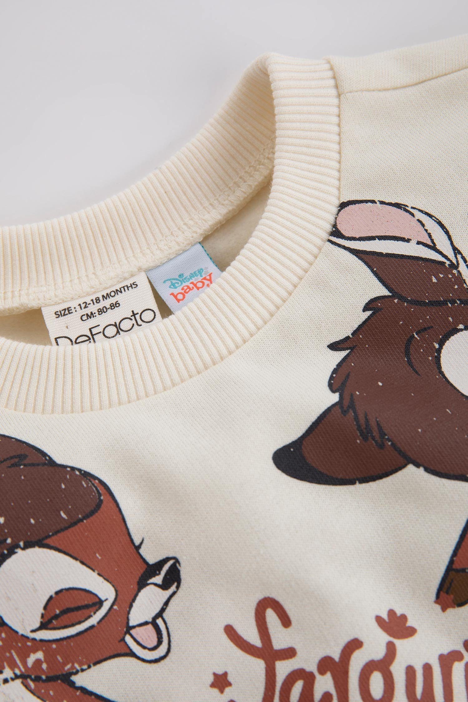 DeFacto Sweatshirt BabyGirl Sweatshirt REGULAR Bambi FIT
