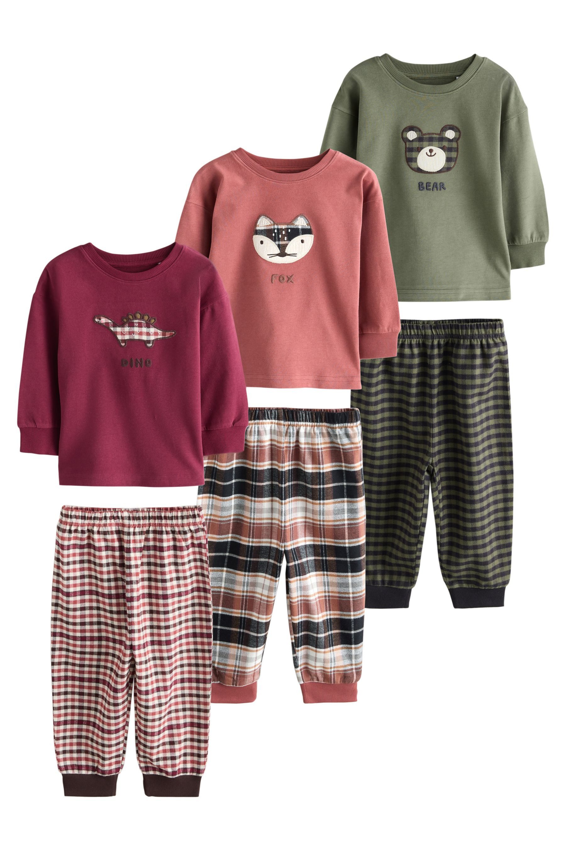 Next Pyjama Gewebte Schlafanzughose mit Karomuster, günstig online kaufen