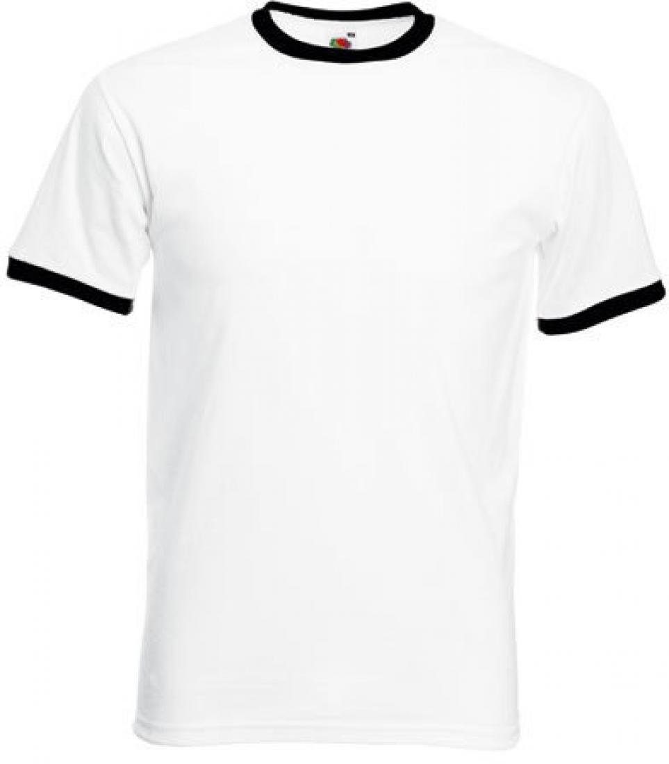 Rundhalsshirt Ringer Herren T-Shirt