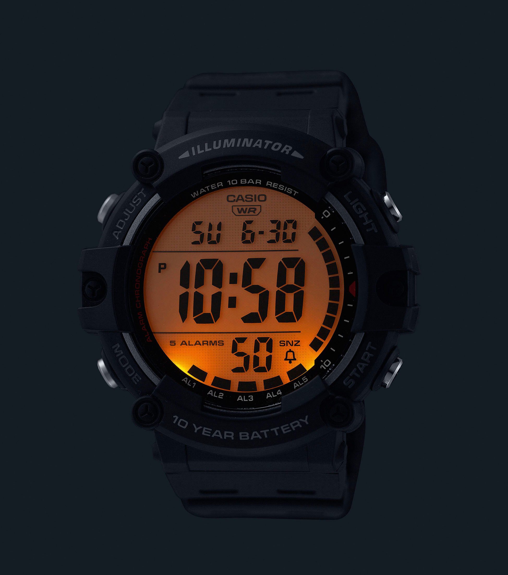 CASIO TIMELESS COLLECTION Chronograph AE-1500WH-8BVEF, Quarzuhr, günstig online kaufen