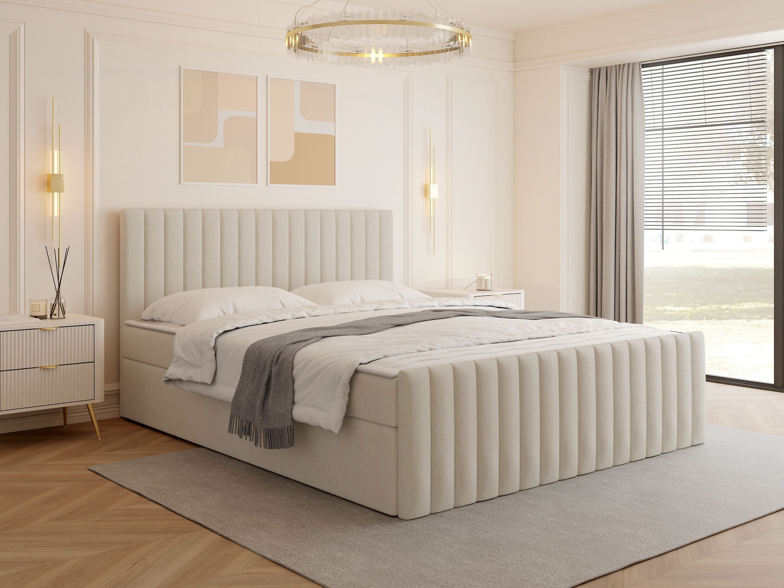 MIRJAN24 Boxspringbett Tirulo Fix (mit zwei günstig online kaufen