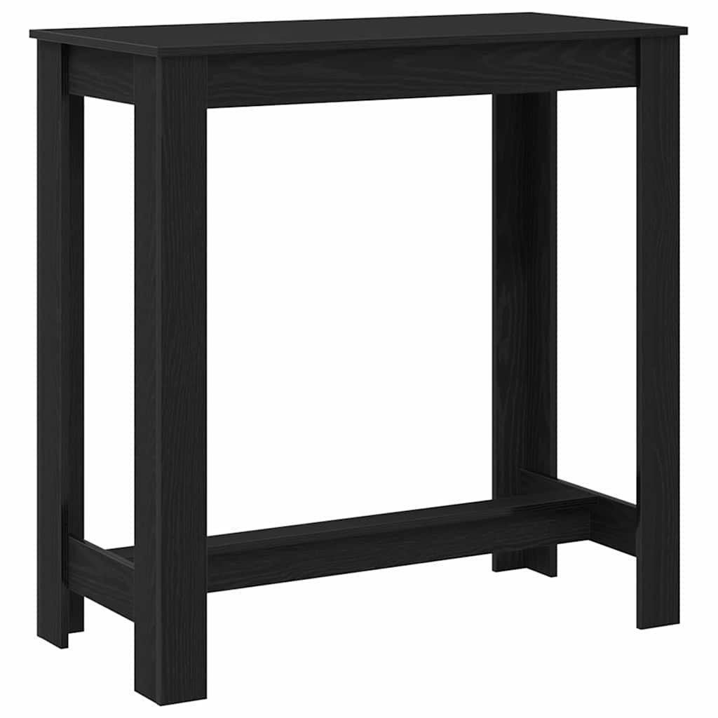 vidaXL Esstisch Bartisch 102 x 50 x 103,5 cm Holzwerkstoff Schwarz Eichen-Optik (1-St)