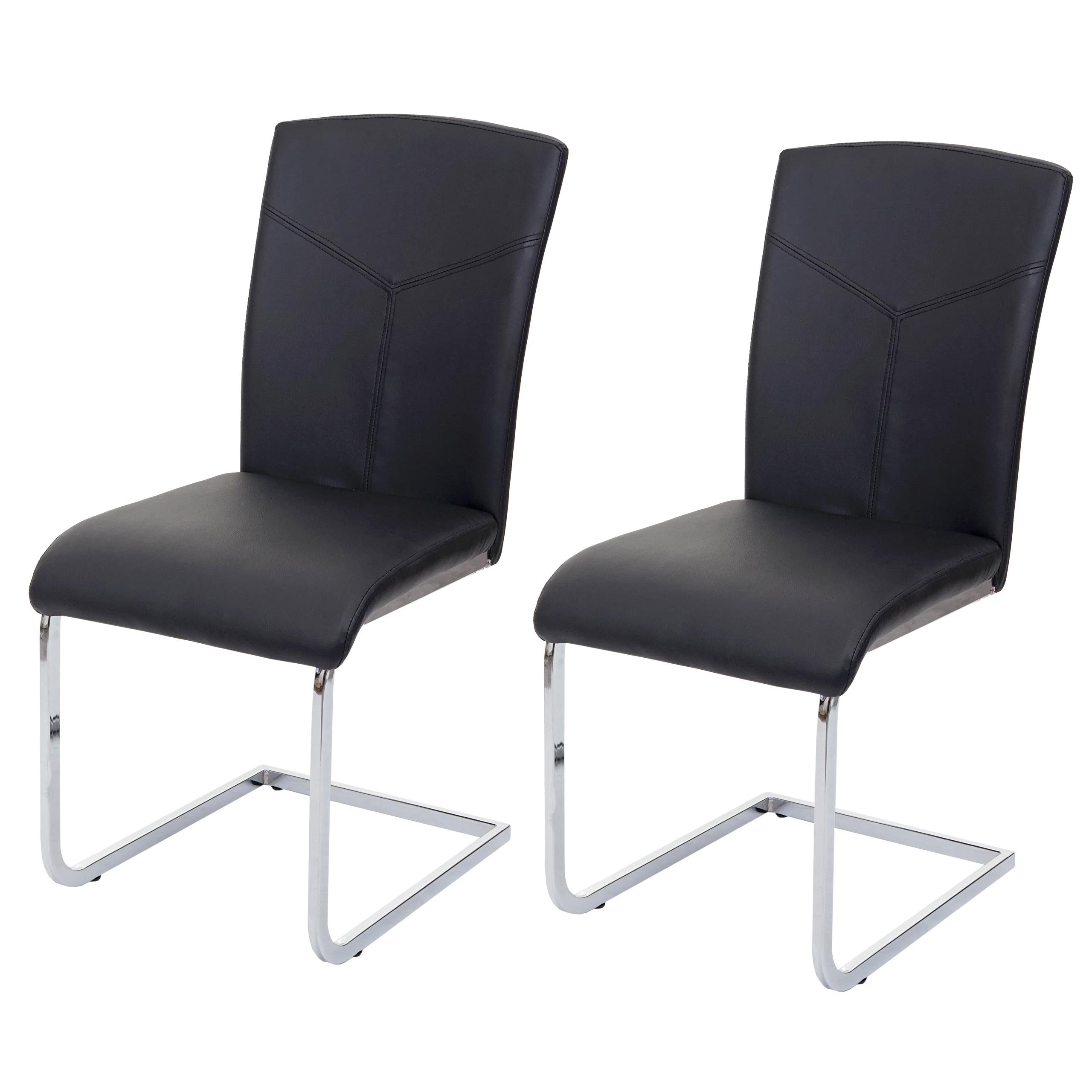 MCW Esszimmerstuhl MCW-F36-2 (Set, 2 St), 2er-Set, Inklusive Fußbodenschoner, Abgerundete Sitzfläche
