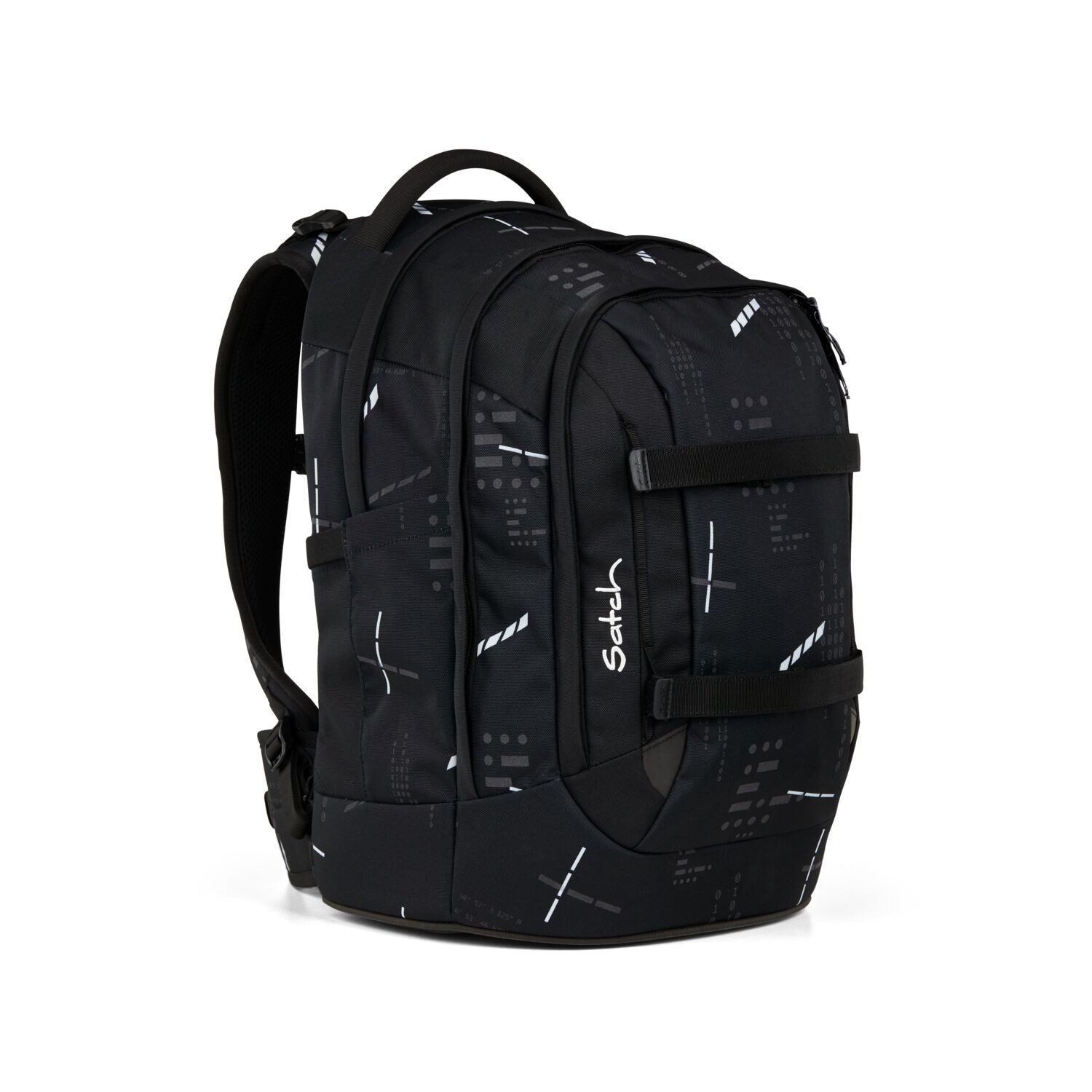 Satch Schulranzen Schulrucksack PACK Ninja Matrix (1 Stück), ergonomisch, Your-Size-System: auf Körpergröße anpassbar – Bild 2 von 5