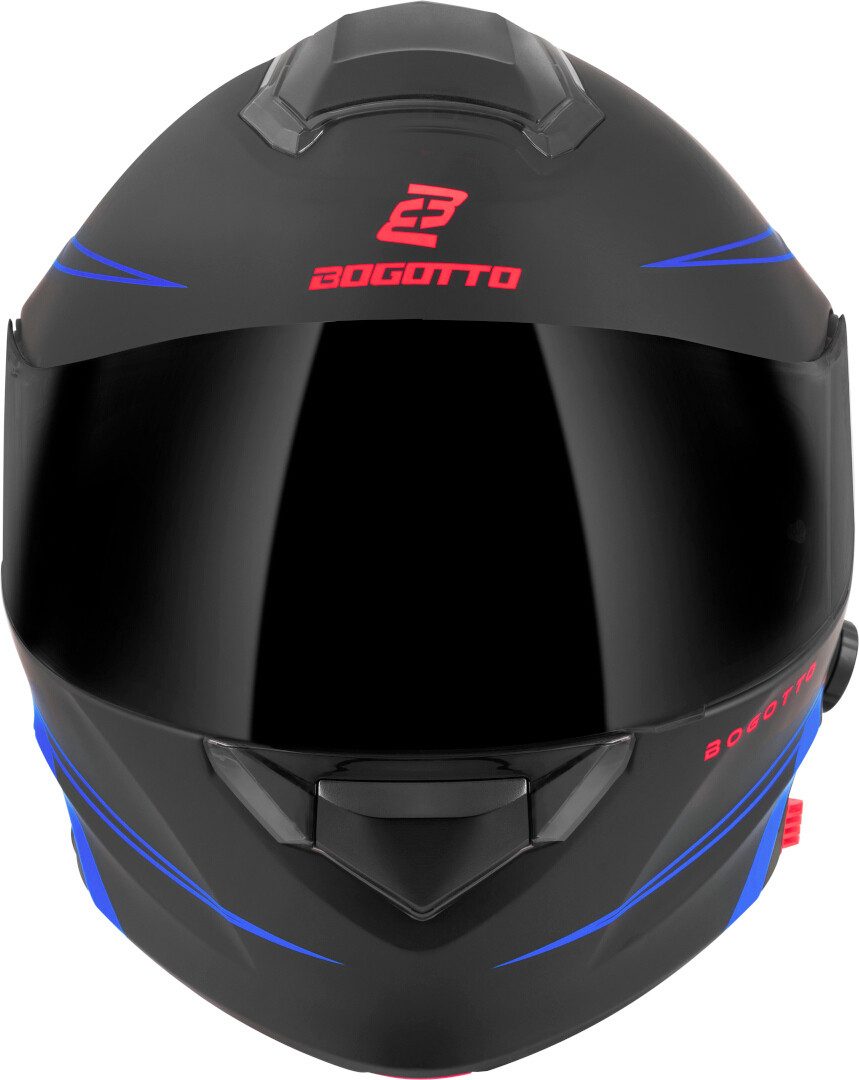 Bogotto Motorradhelm H271 BT Taog Bluetooth Klapphelm, Integriertes Kommunikationssystem,geeignet Für Brillenträger,hera – Bild 5 von 5