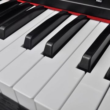 vidaXL Digitalpiano Elektro Klavier Digital E-Piano mit 88 Tasten & Notenablage, (88 tlg)