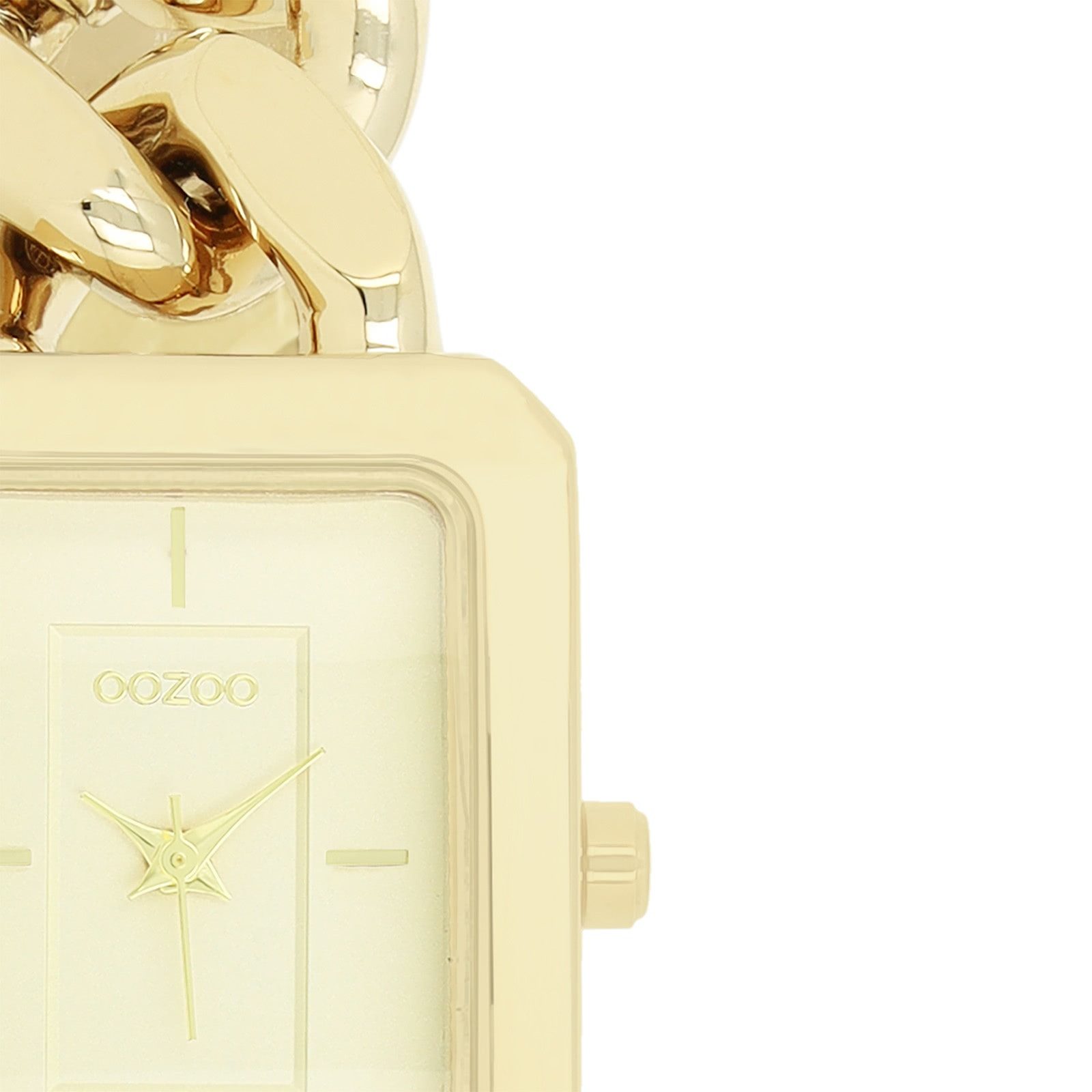 OOZOO Quarzuhr Oozoo Damen Armbanduhr Timepieces Analog, (Analoguhr), Damenuhr rechteckig, groß (ca. 31x24mm) Metallarmband, Fashion-Style