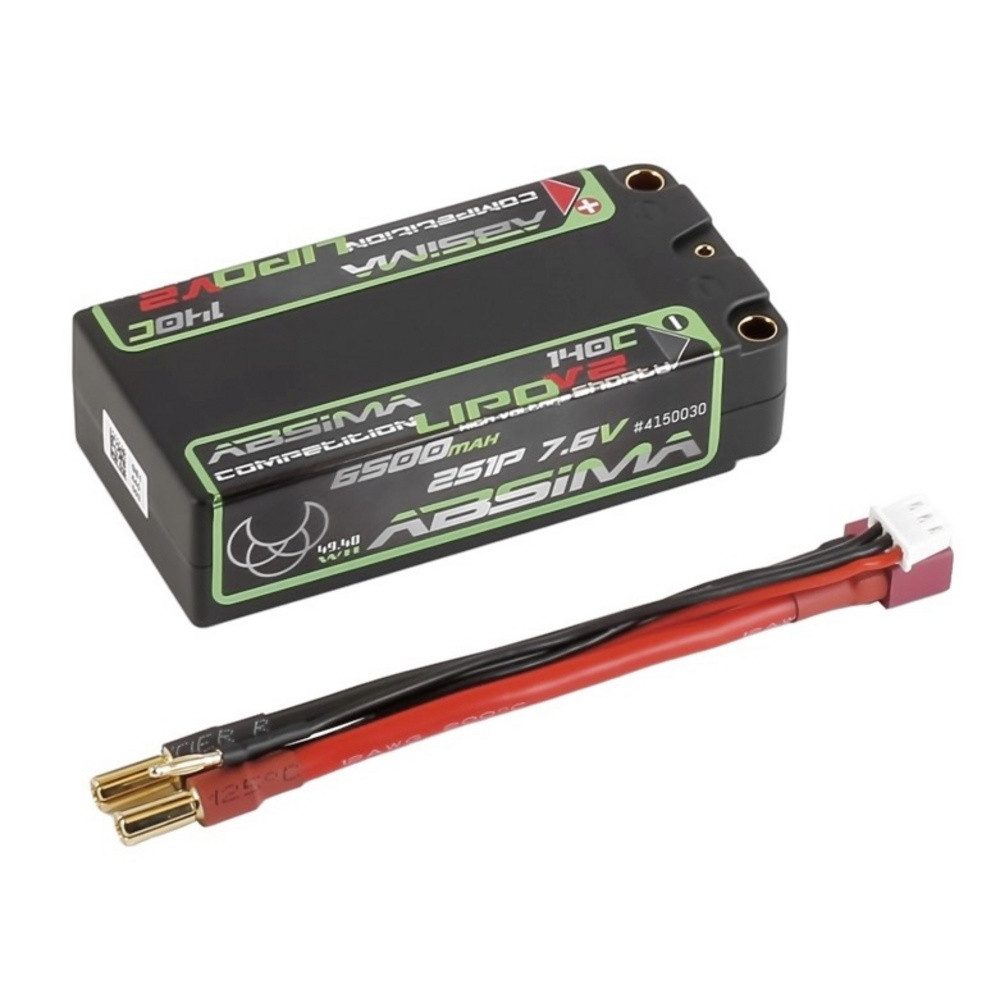 Absima Absima Modellbau-Akkupack (HV LiPo) 7.6 V 6500 mAh Shorty Hardcase 5 Akku 6500 mAh