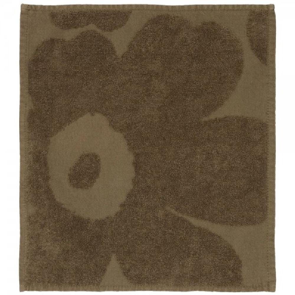 Marimekko Badetücher Mini-Handtuch Unikko Dark Sand günstig online kaufen