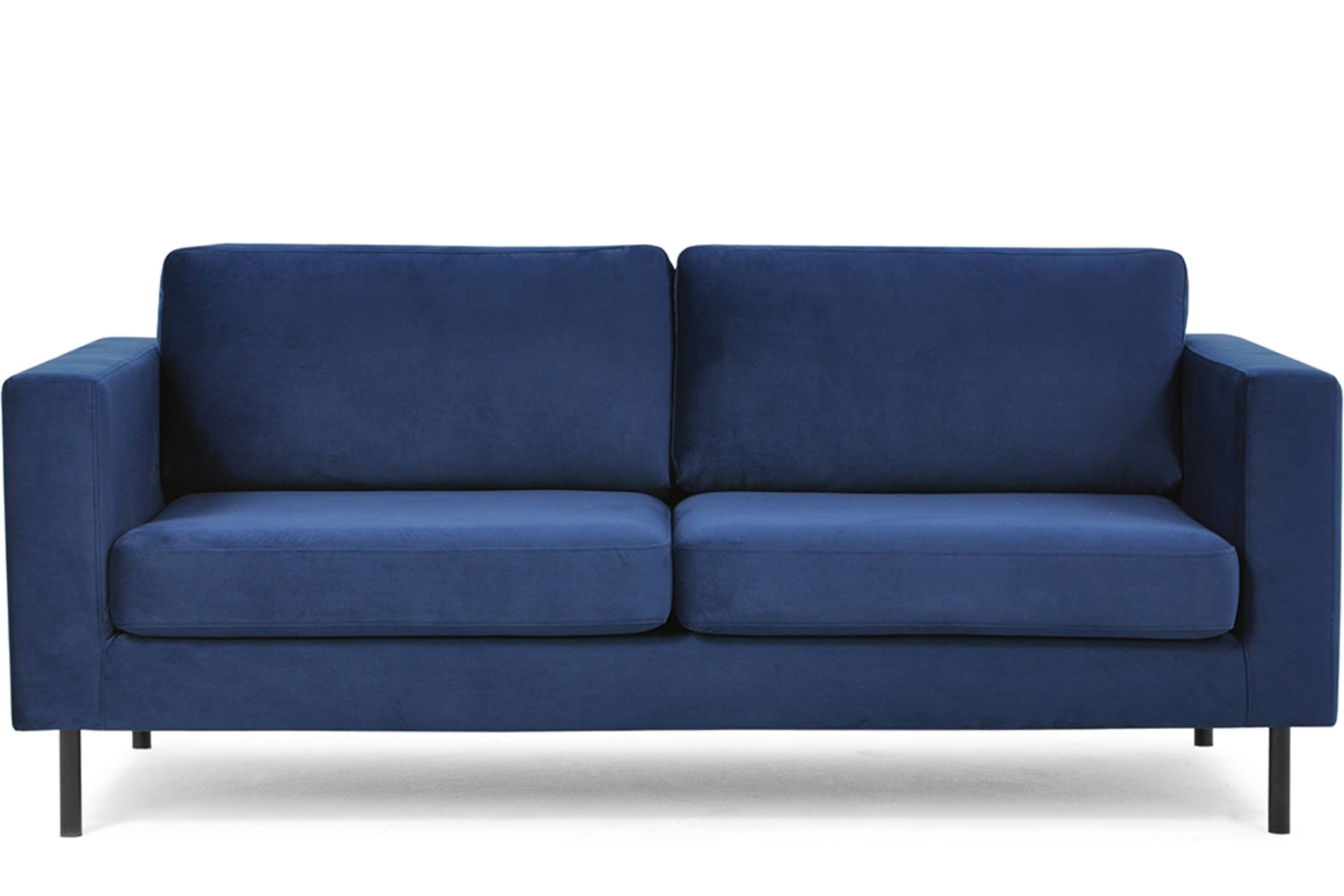 Konsimo 2,5-Sitzer TOZZI Sofa, marineblau hohe | | universelles marineblau Beine, marineblau Design