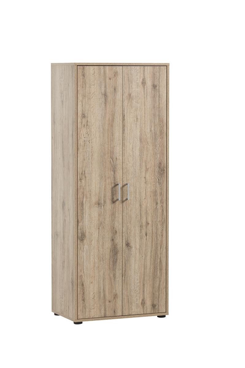 PROREGAL Aktenschrank Fox Tall HxBxT 164 x 65 x 41 cm 2 Flügeltüren Eiche günstig online kaufen