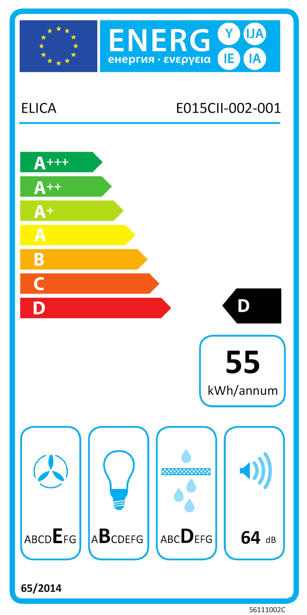 Energieeffizienzklasse: 