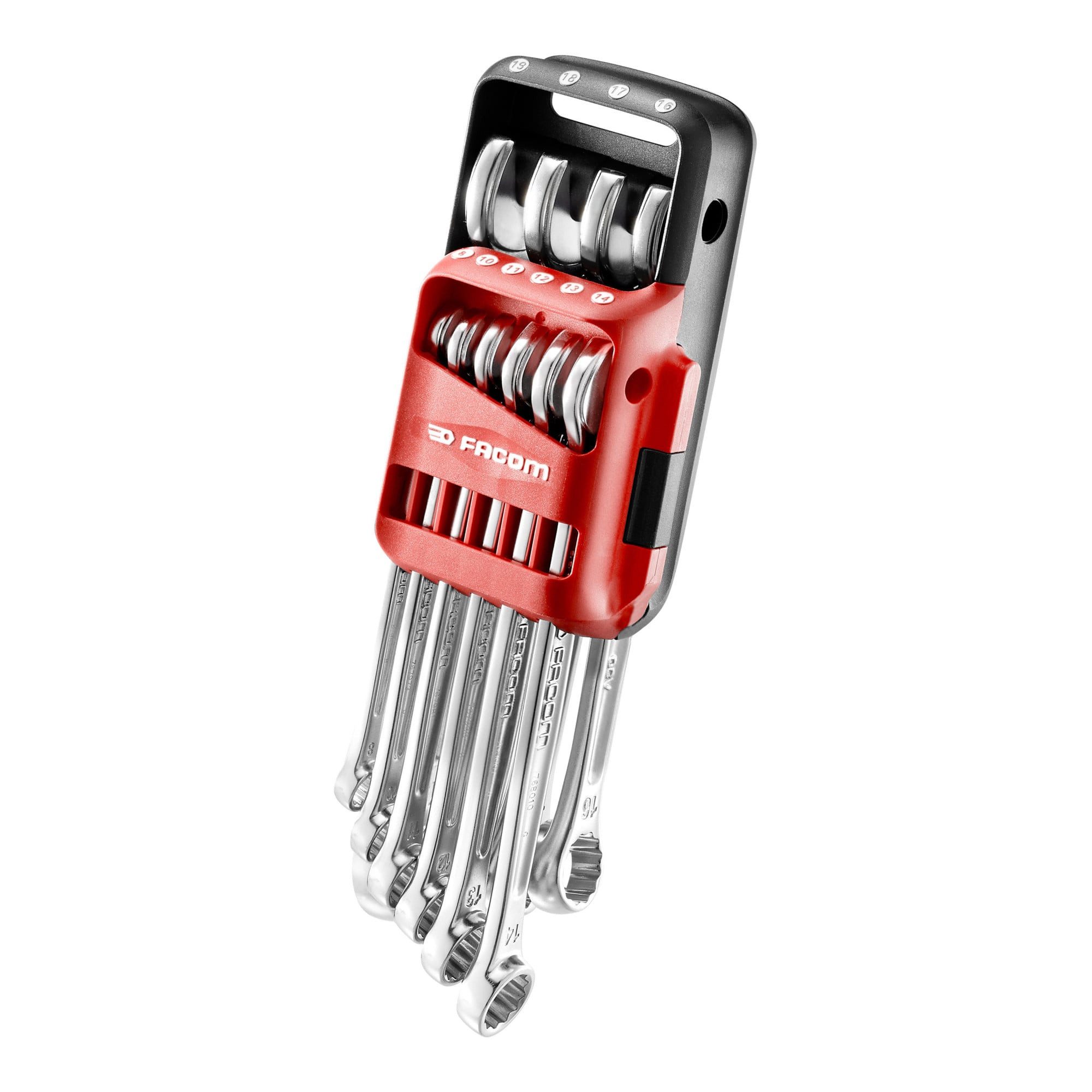 Facom Ratsche Facom Ring-Maulschluessel Zoll440 Zoll Set,10-tlg.