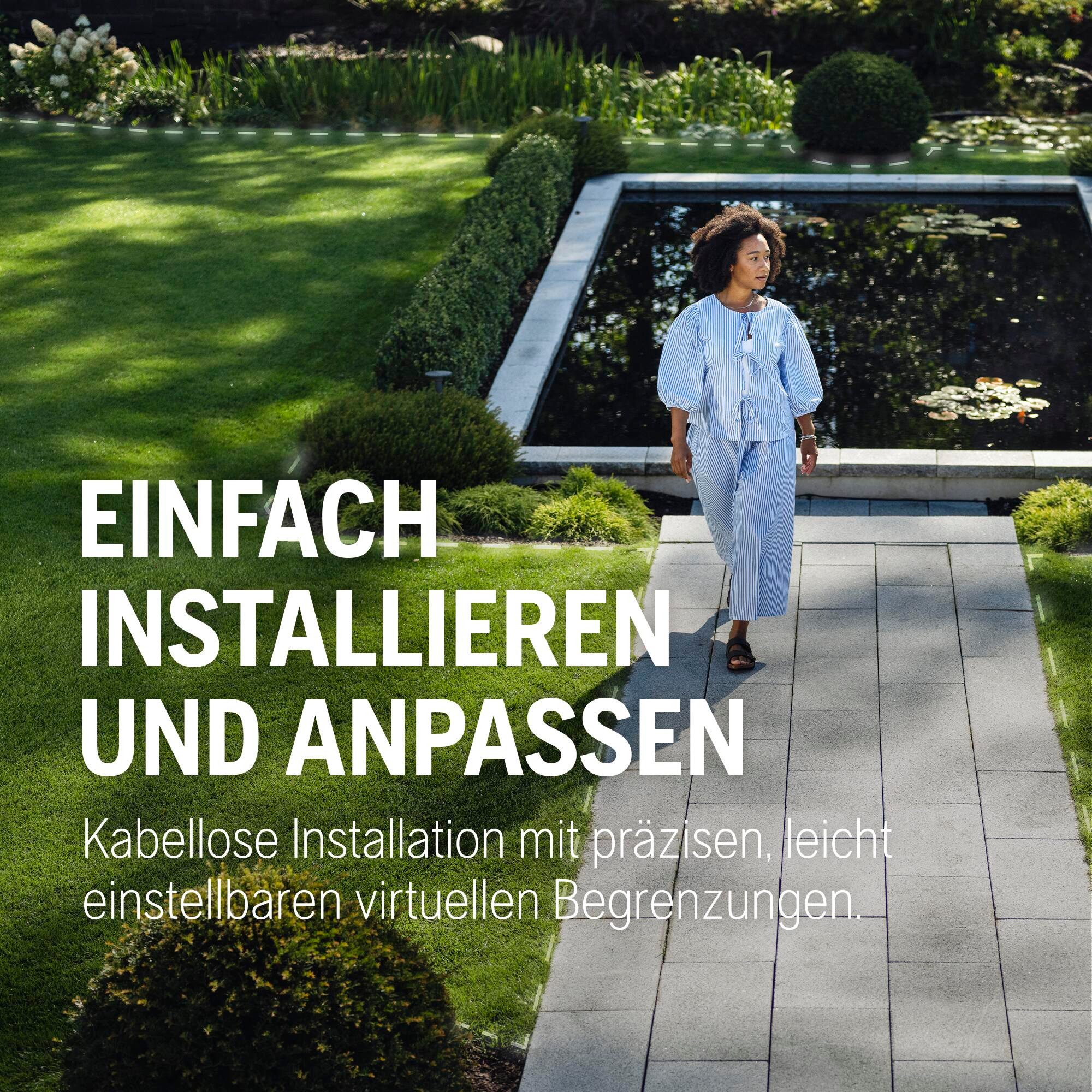 Husqvarna Rasenmähroboter Automower® Aspire R6V, bis 600 m² Rasenfläche, ohne Begrenzungskabel, Objekterkennung, GPS-Navigation, WLAN-Steuerung