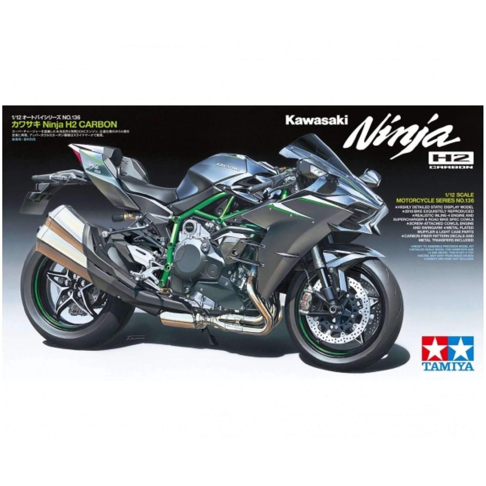 Modellbausatz Kawasaki Ninja H2 Carbon / 1:12
