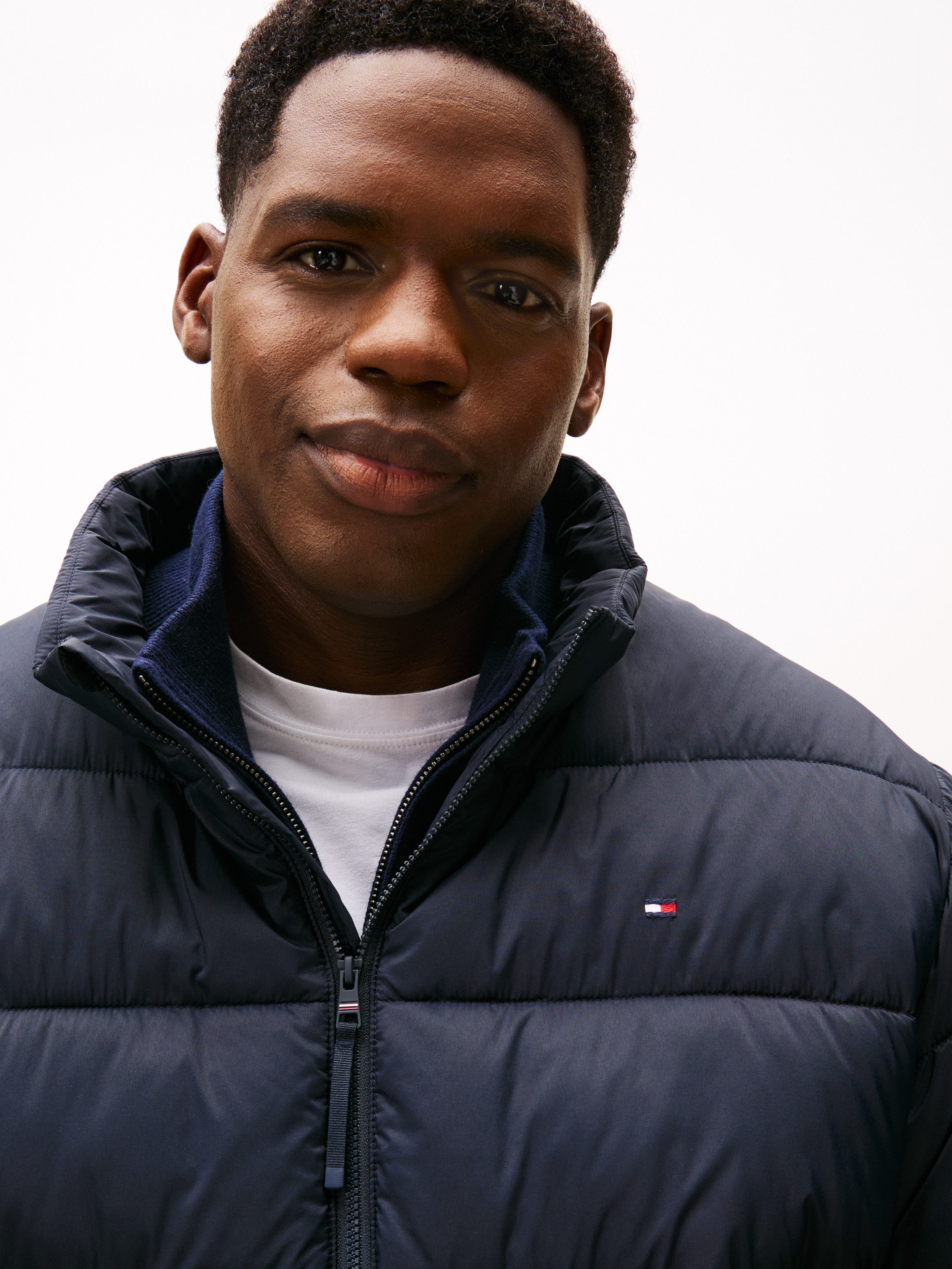 Tommy Hilfiger Big & Tall Steppjacke STAND COLLAR JACKET Winterjacke, Outdo günstig online kaufen