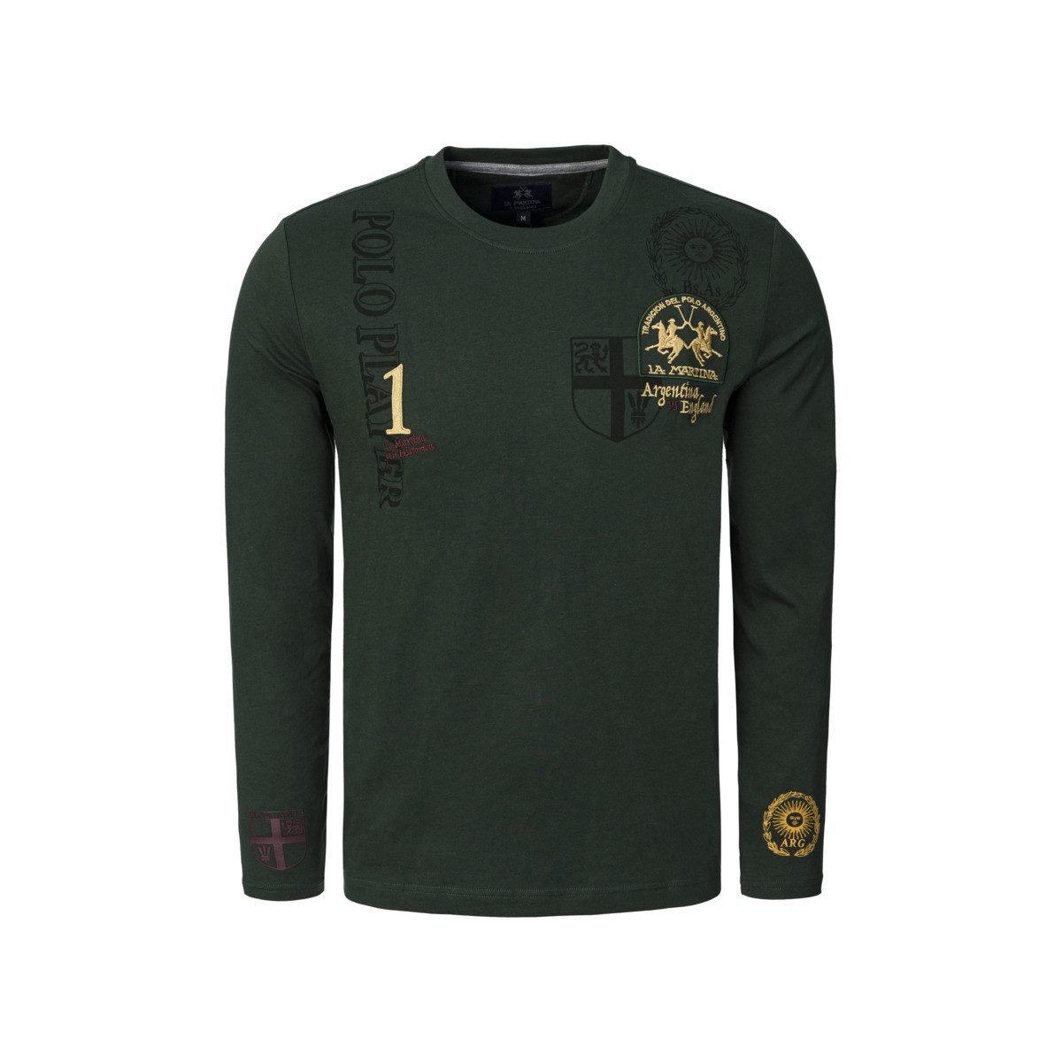 La Martina Langarmshirt MBR301 Herren Pullover, Sweatshirt, Pulli, Shirt, Longsleeve