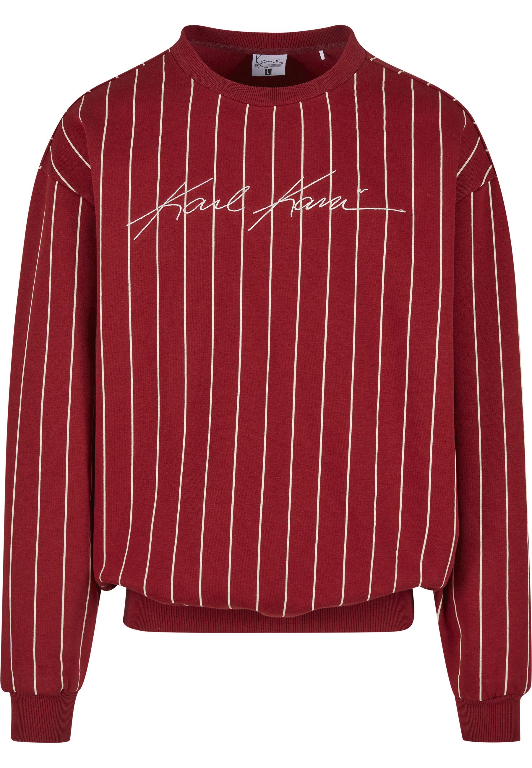 Karl Kani Sweater Karl Kani Autograph Pinstripe Sweat Os Crewneck (1-tlg)