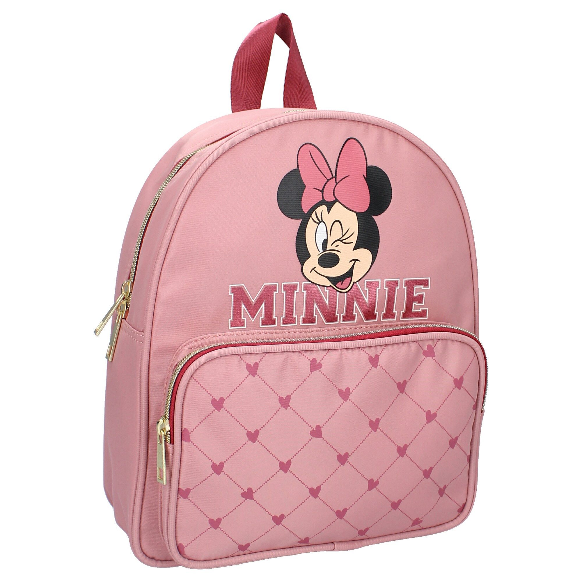 Vadobag Kindergartentasche Disney Minnie Rucksack mit Vorderfach ca.30 cm