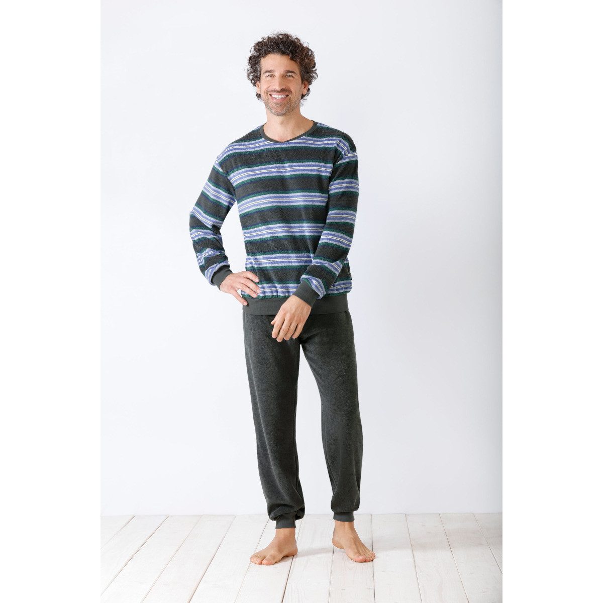 Hajo Pyjama Hajo, Schlafanzug Frottee 53904