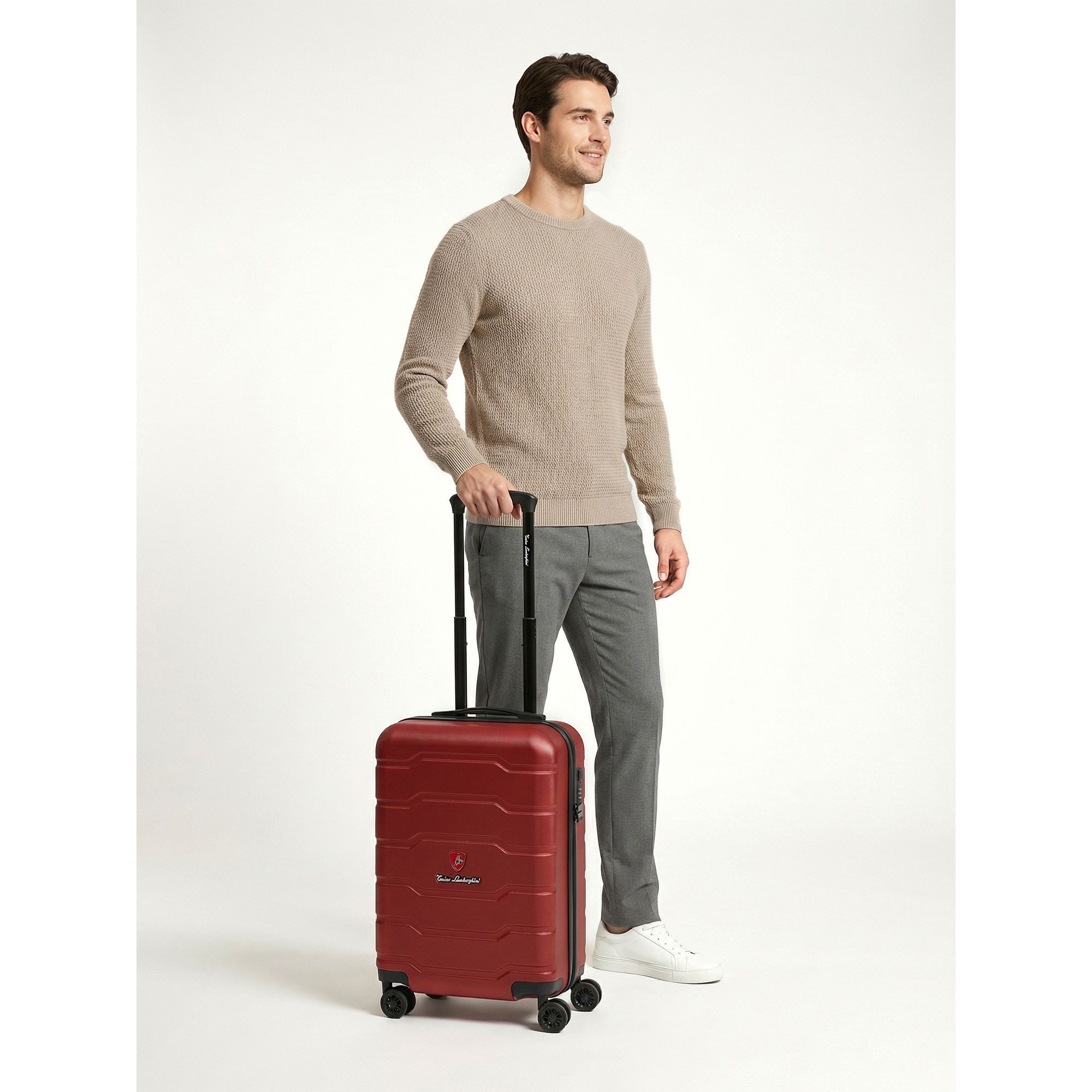 Tonino Lamborghini Handgepäck-Trolley Bologna, 4 Rollen, ABS