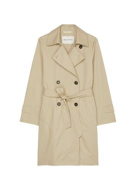 Marc O'Polo Trenchcoat im klassischen Zweireiher-Stil mit breitem Revers