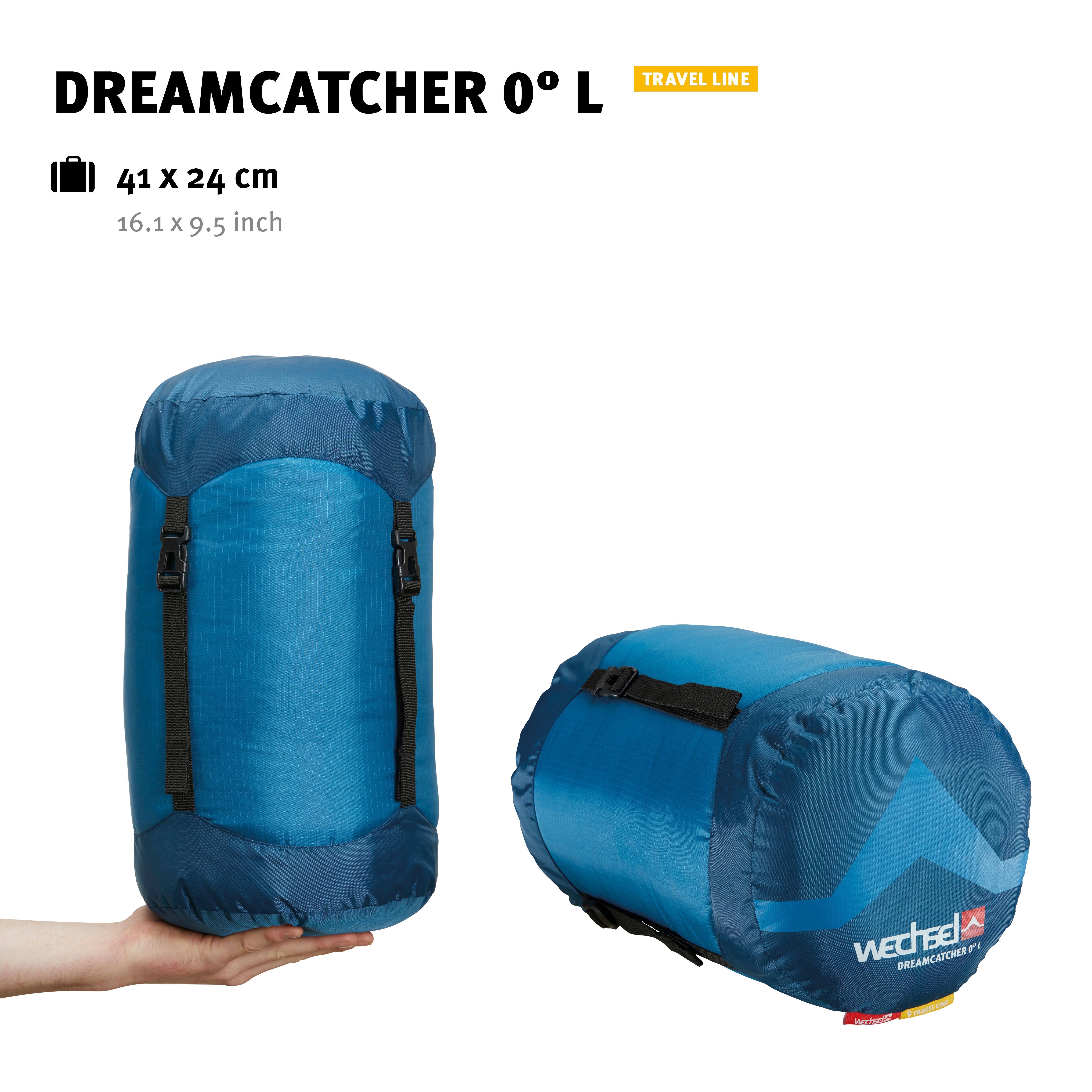 Wechsel Tents Deckenschlafsack 0° L, Dreamcatcher blau PFC-frei