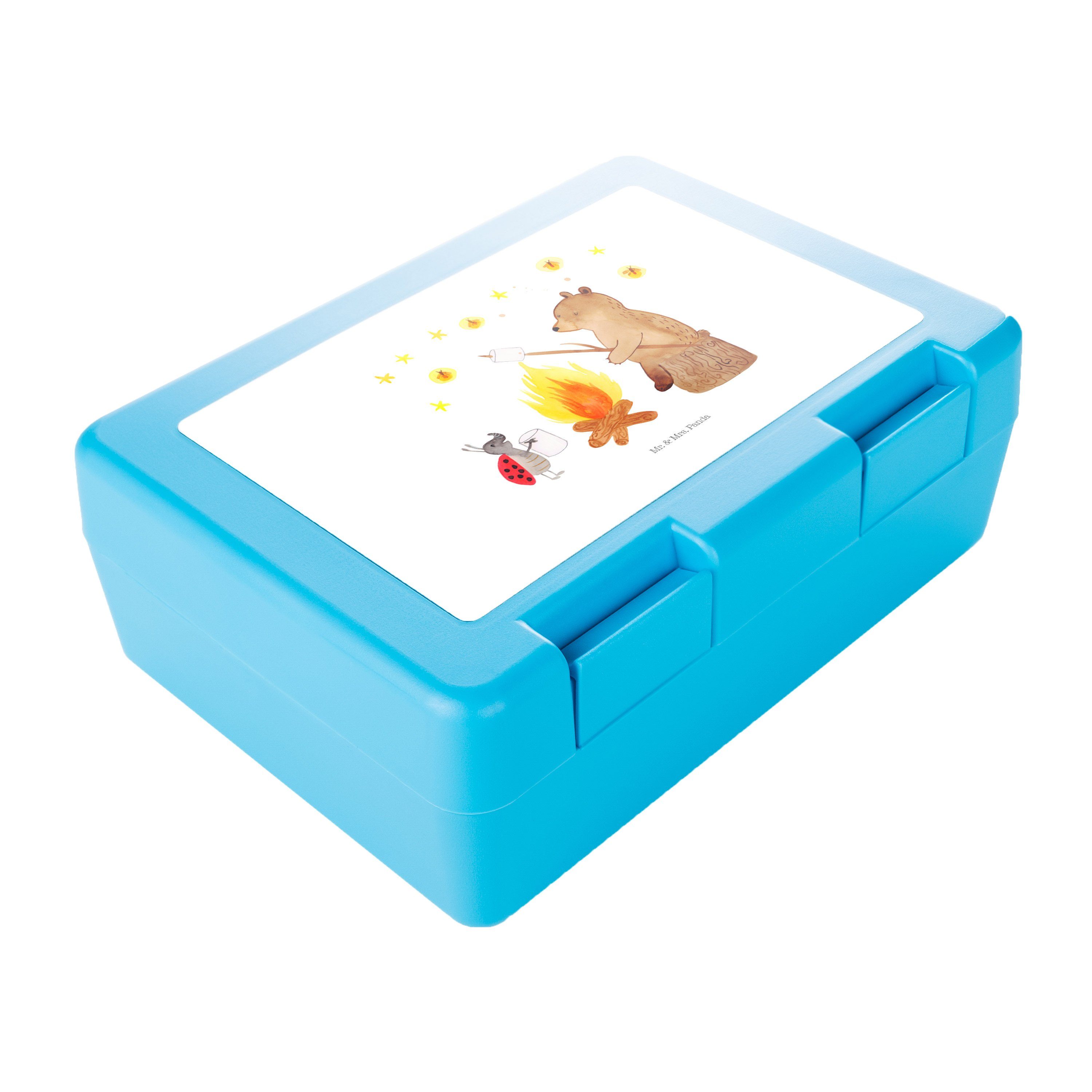 - Marienkäfer - Lunch Premium box, & Kunststoff, Weiß Butterbrot, (1-tlg) Geschenk, Butterdose Panda Mrs. Lagerfeuer & Mr. Bär