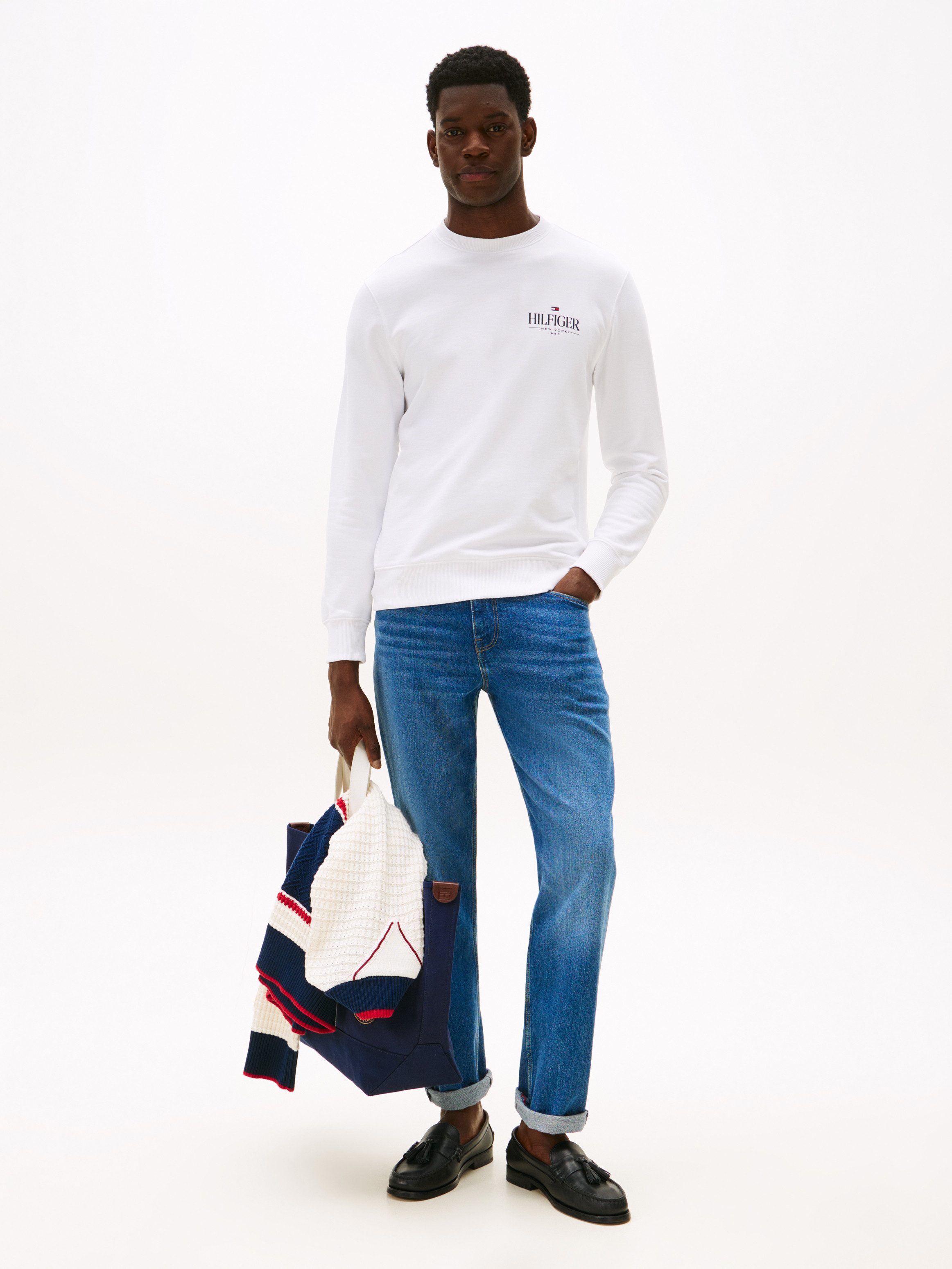Tommy Hilfiger Sweatshirt HILFIGER STACKED SWEATSHIRTS günstig online kaufen